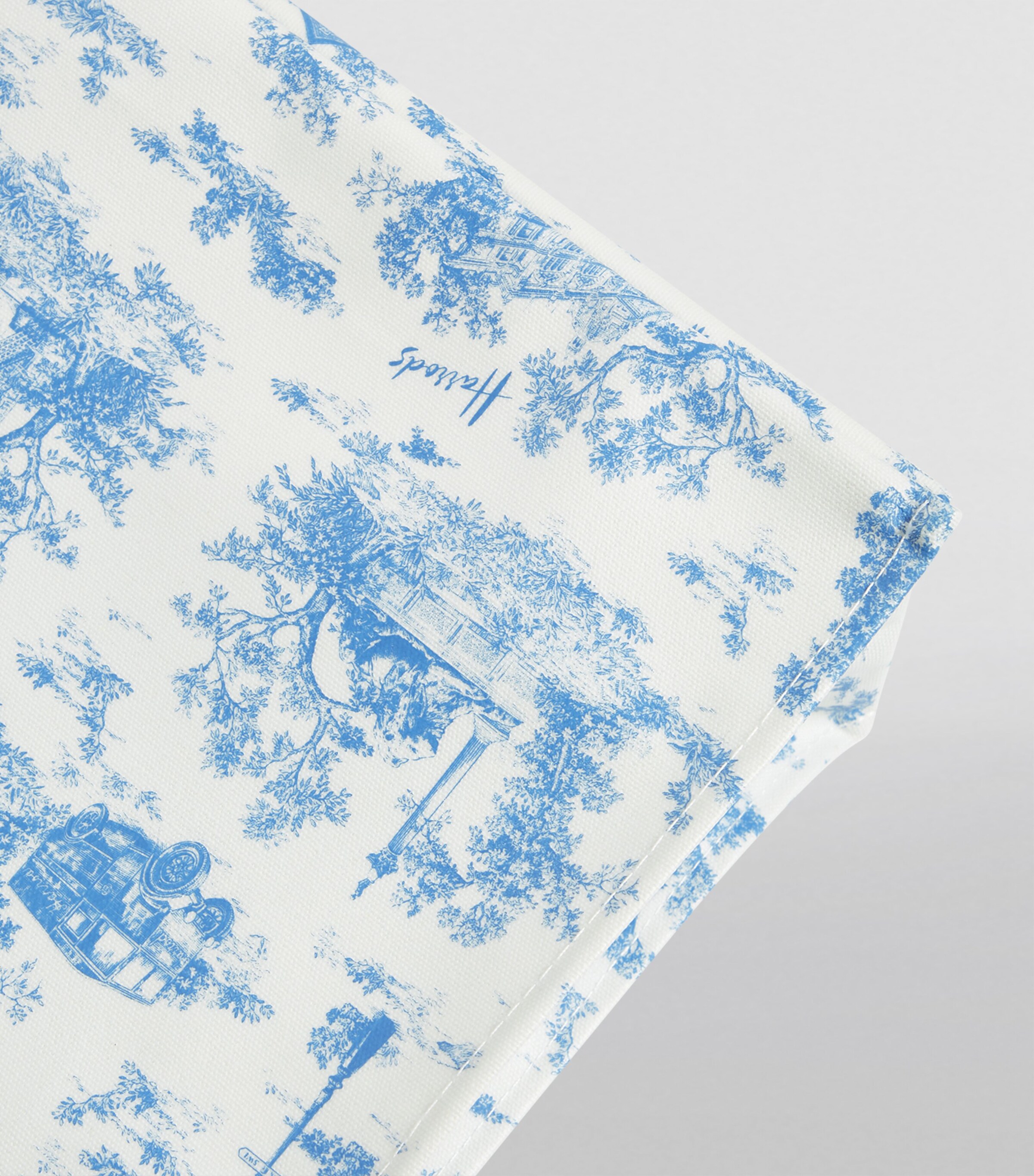 Medium Toile Shopper Bag BLUE Image 7