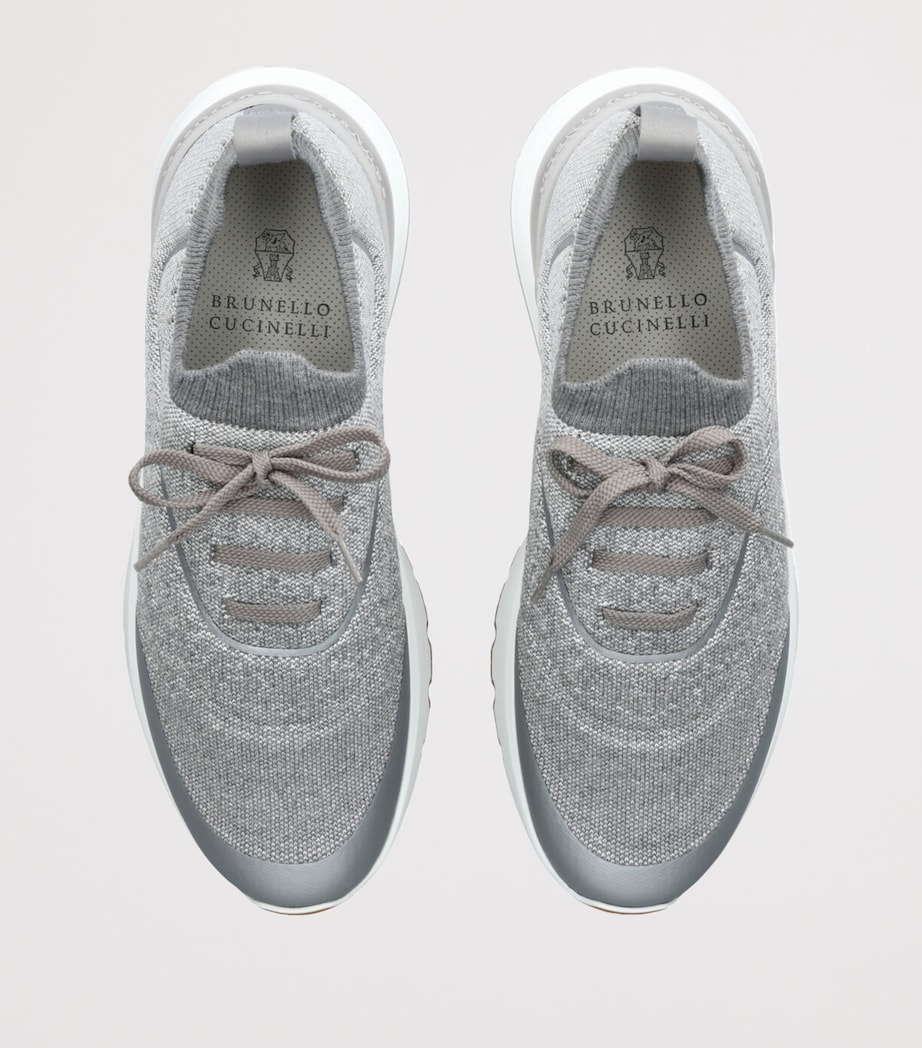 Knitted Sportiv Sneakers GREY Image 4