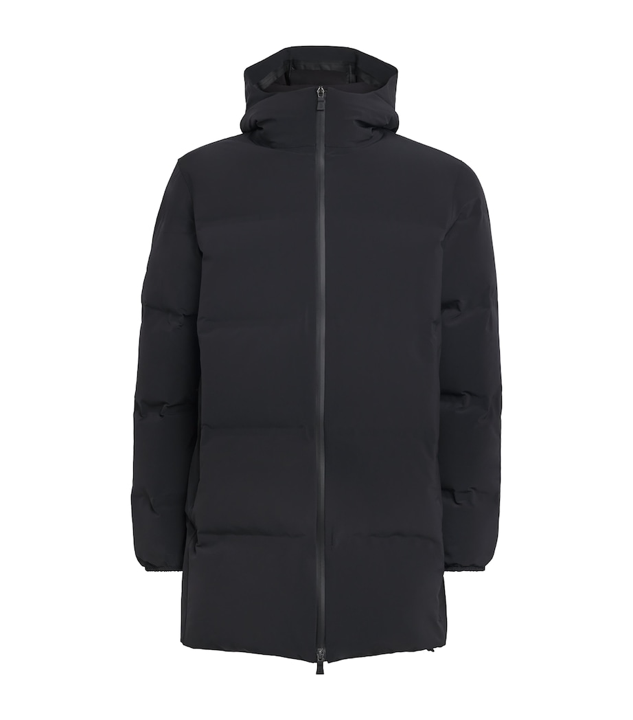 Down Hybrid Puffer Coat 9300 BLACK Image 1
