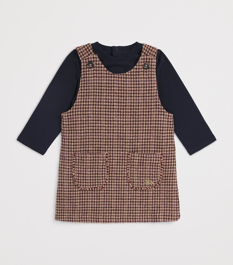 Chloé Kids T-Shirt and Dress Set (6-36 Months) Stone Choc Vbr Image 3