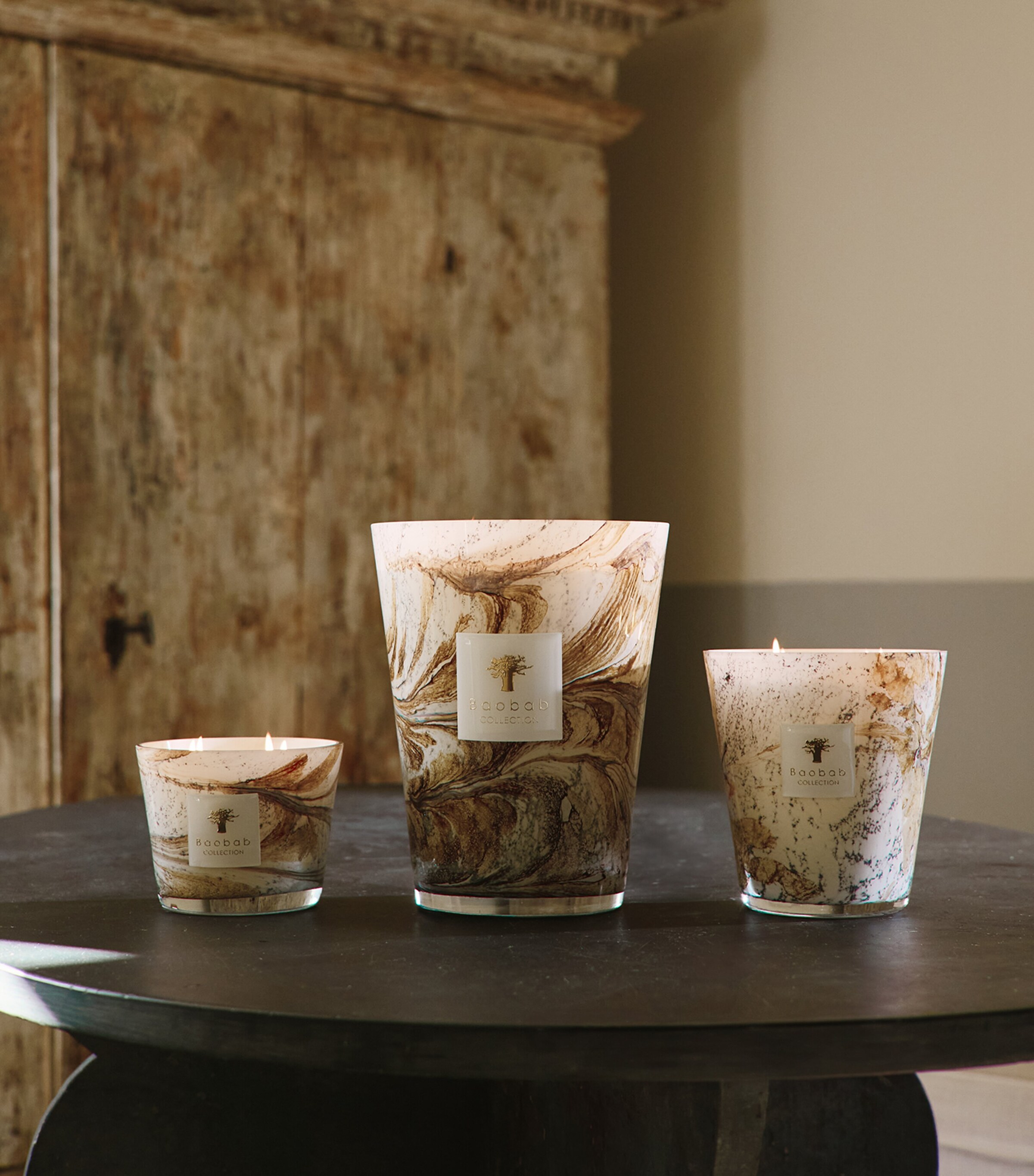 Baobab Collection Naïs Scented Candle (190g) Beige Image 4