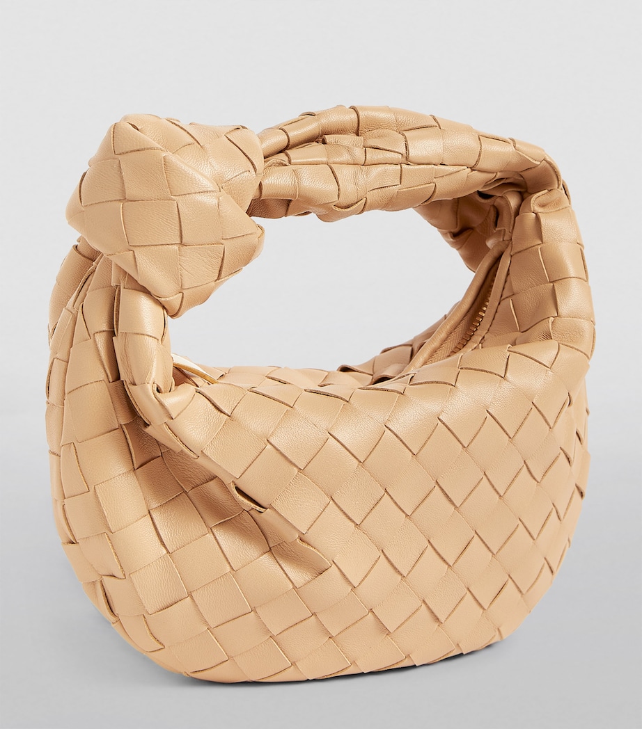 Mini Leather Jodie Bag ALMOND-GOLD Image 7