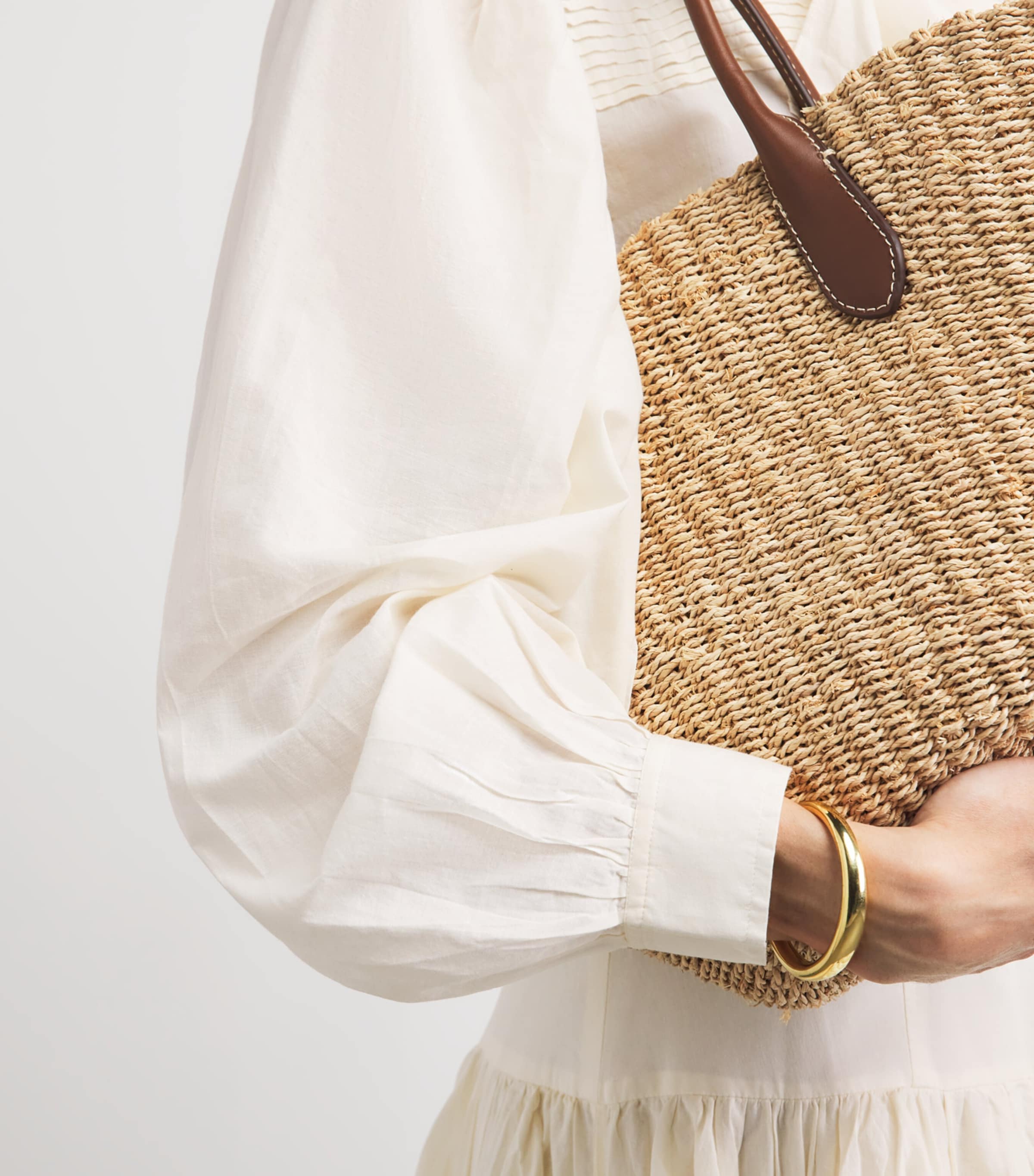 Ulla Johnson Womens Cotton Ruffled Riko Blouse Cowrie Image 3