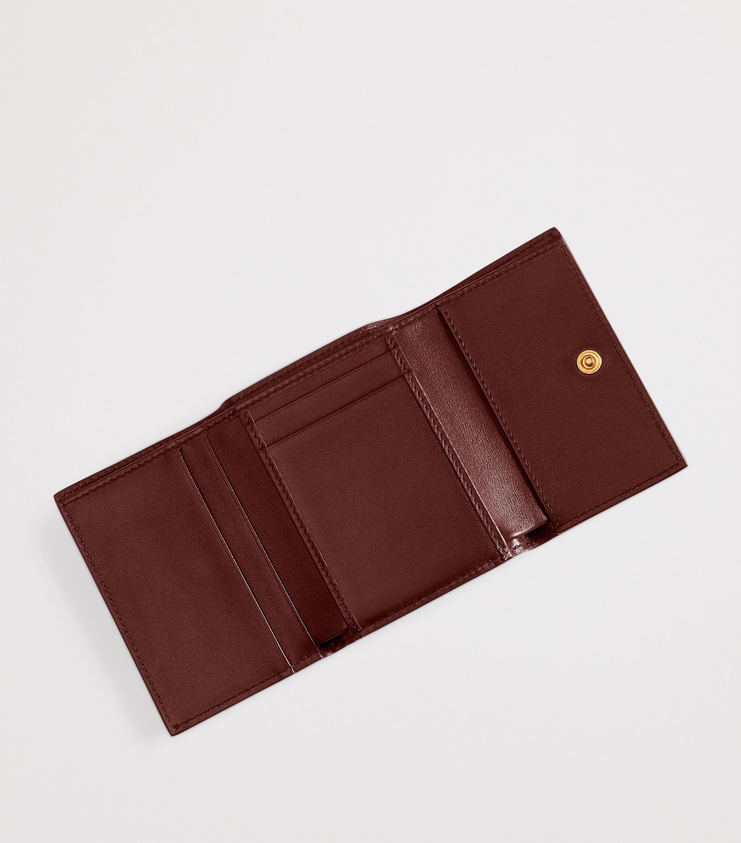 Plongé Calfskin French Flap Wallet 80346-BORDEAUX Image 4