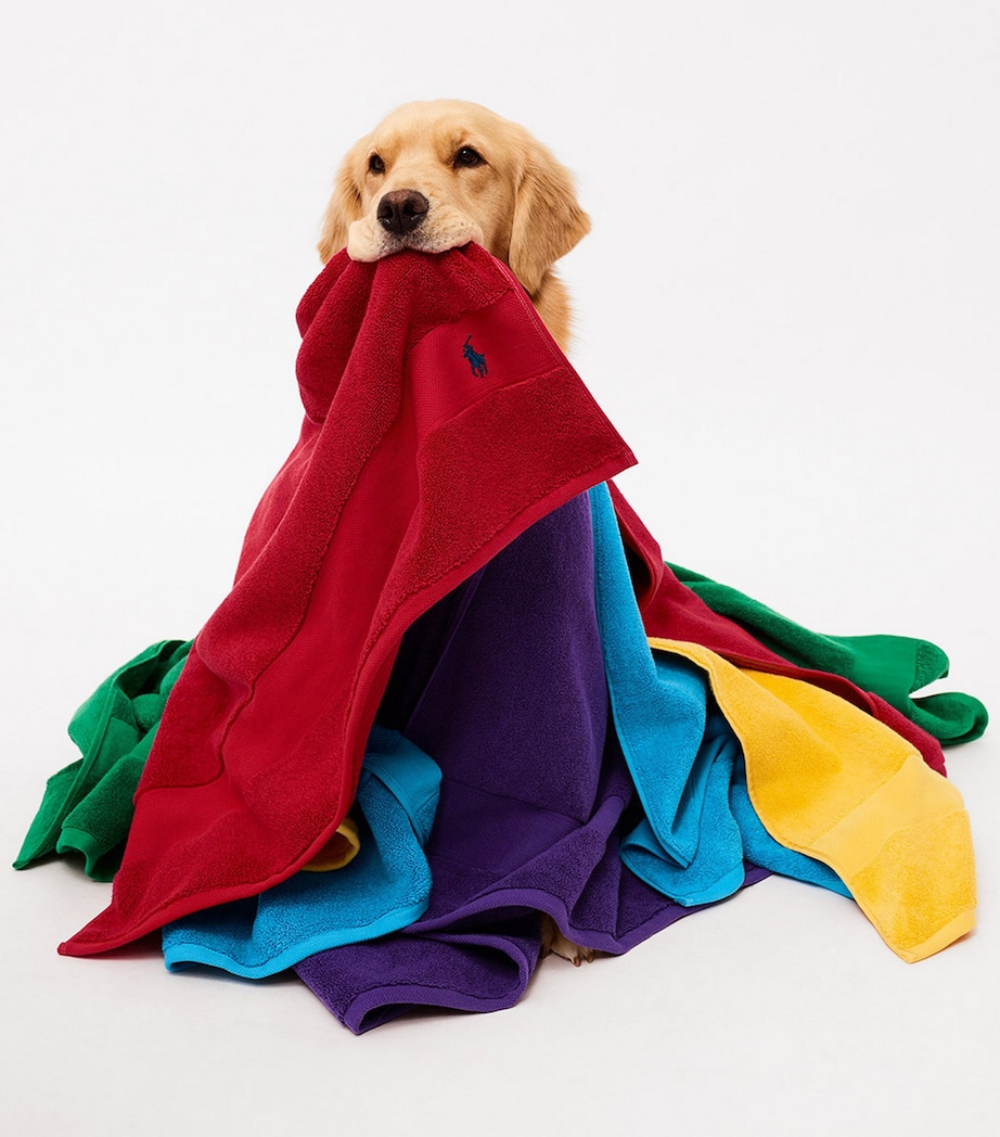 Polo Player Bath Sheet (90cm x 160cm) RED 2000 Image 4