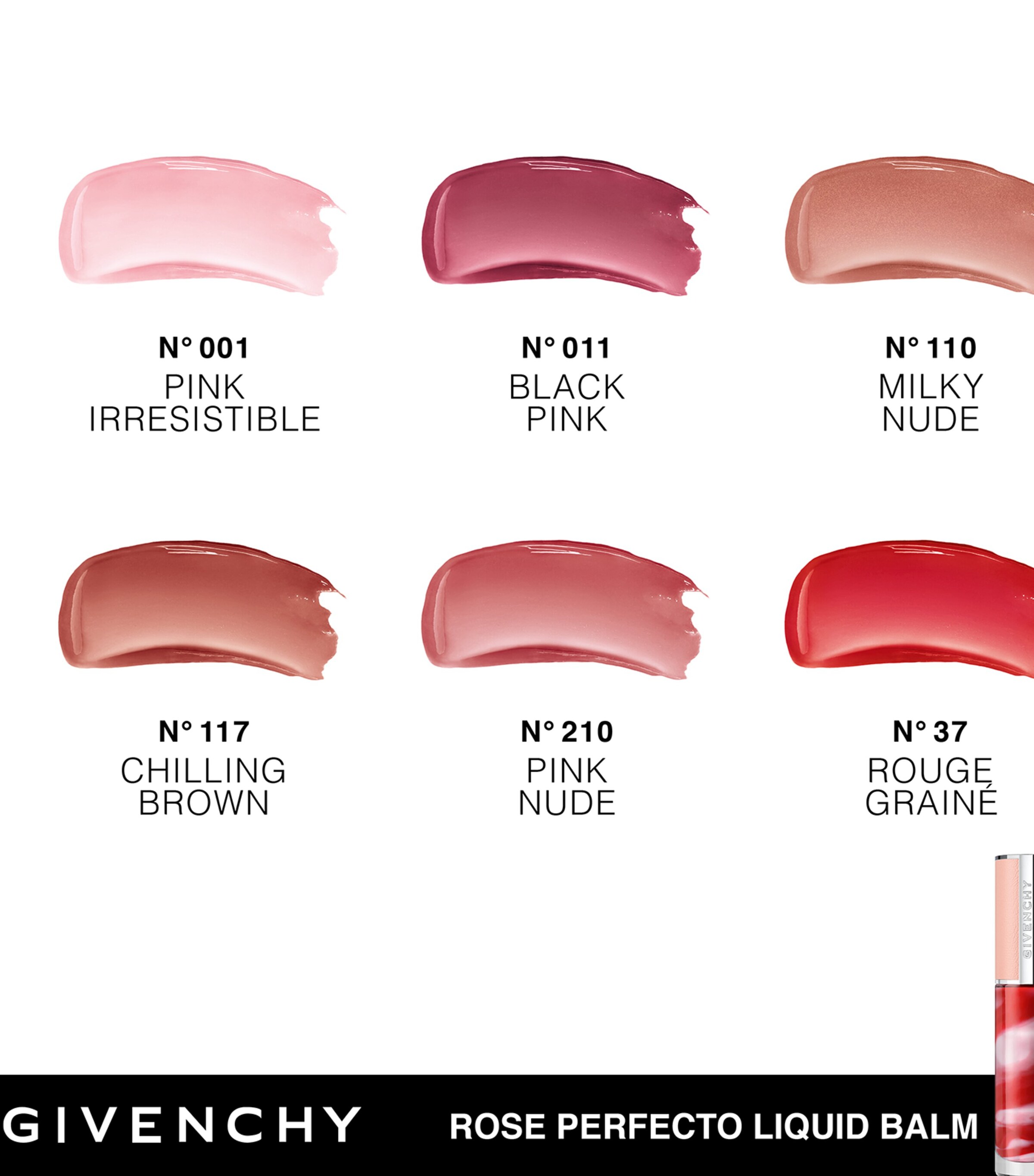 Rose Perfecto Liquid Lip Balm N011 BLACK PINK Image 5