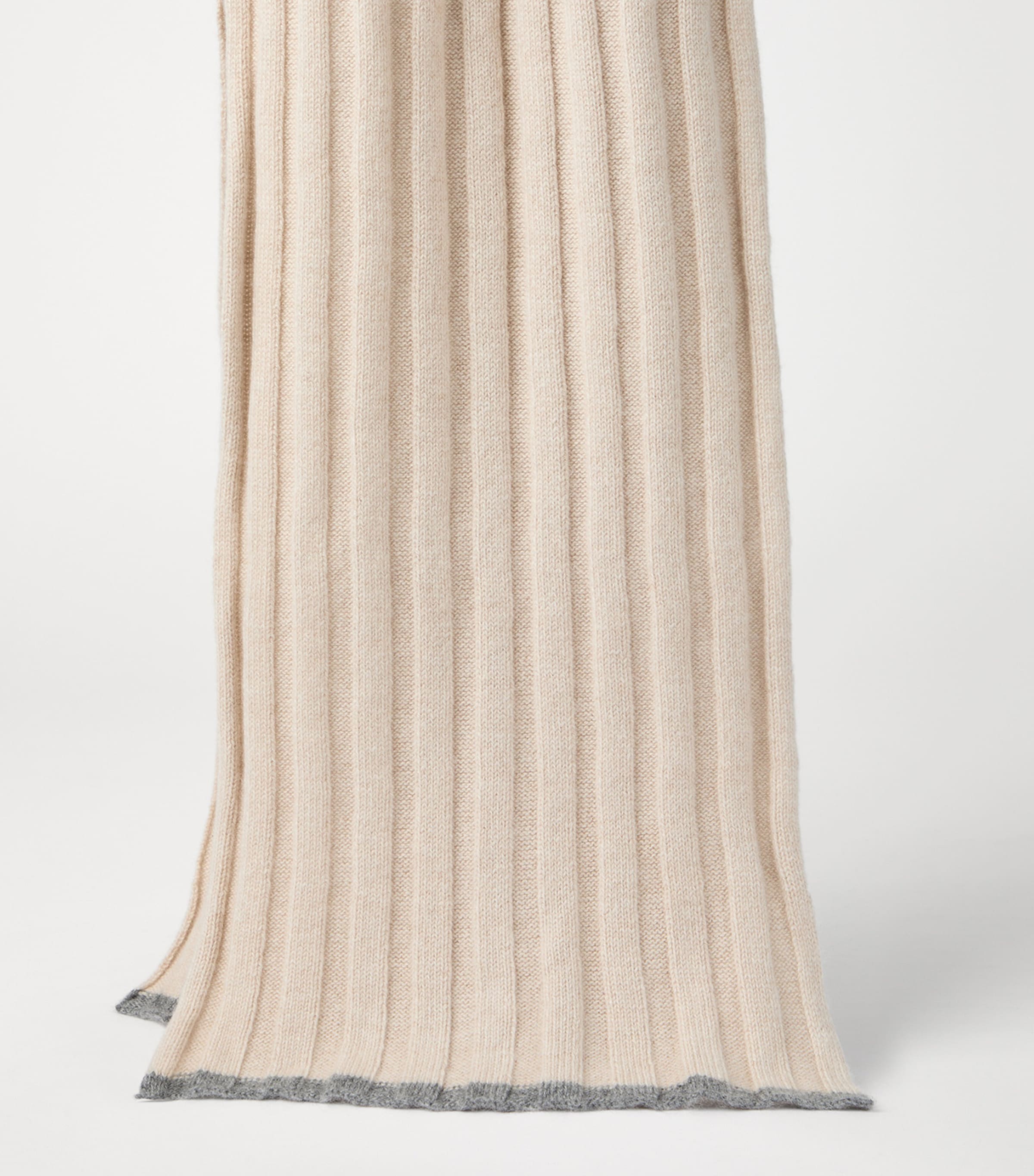 Cashmere Ribbed Scarf CZ695 Image 2