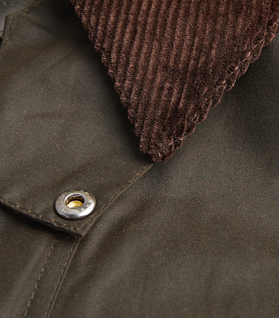 Waxed Bedale Jacket OLIVE Image 9