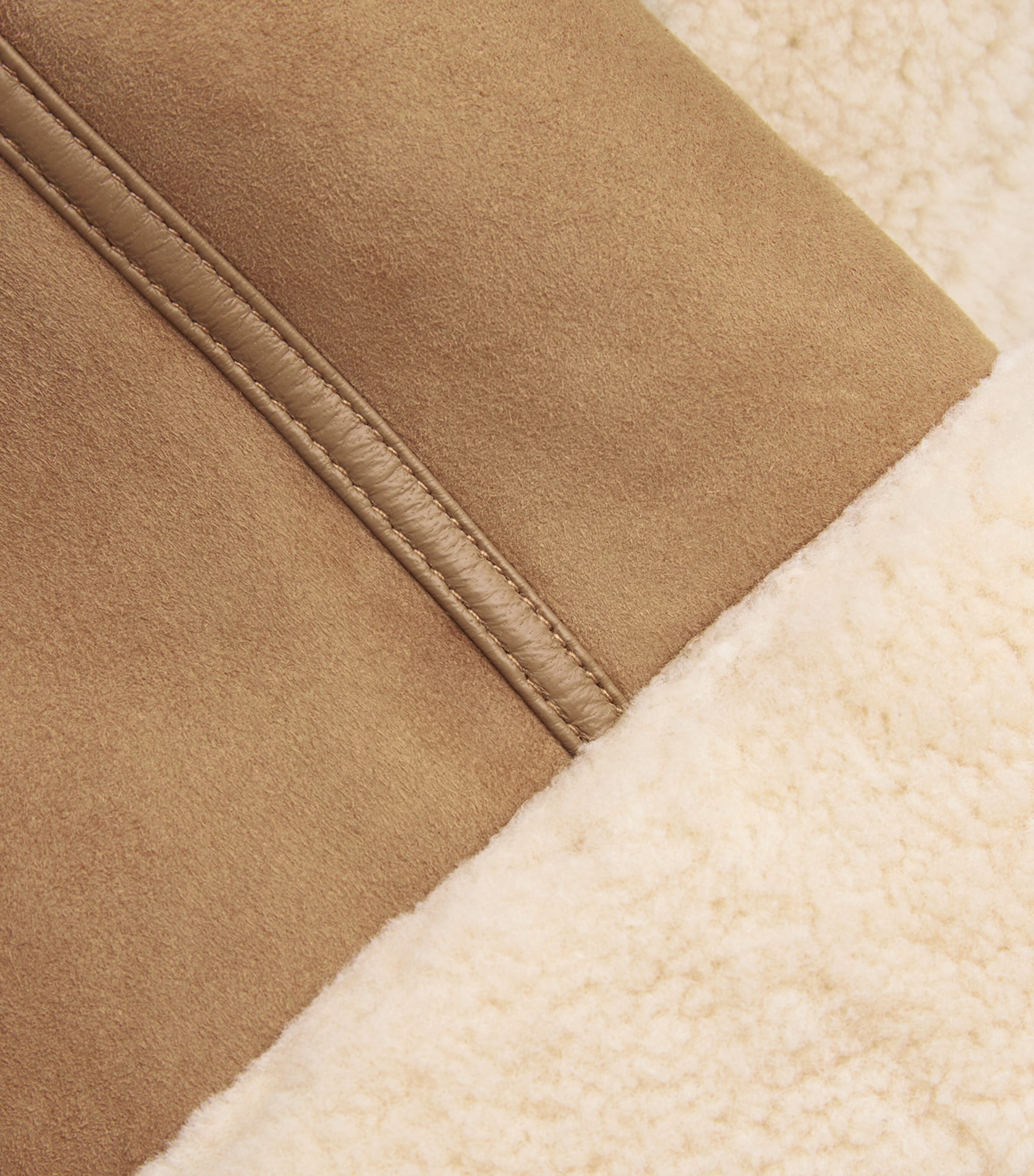 Shearling Signature Jacket 091 BISCUIT Image 5