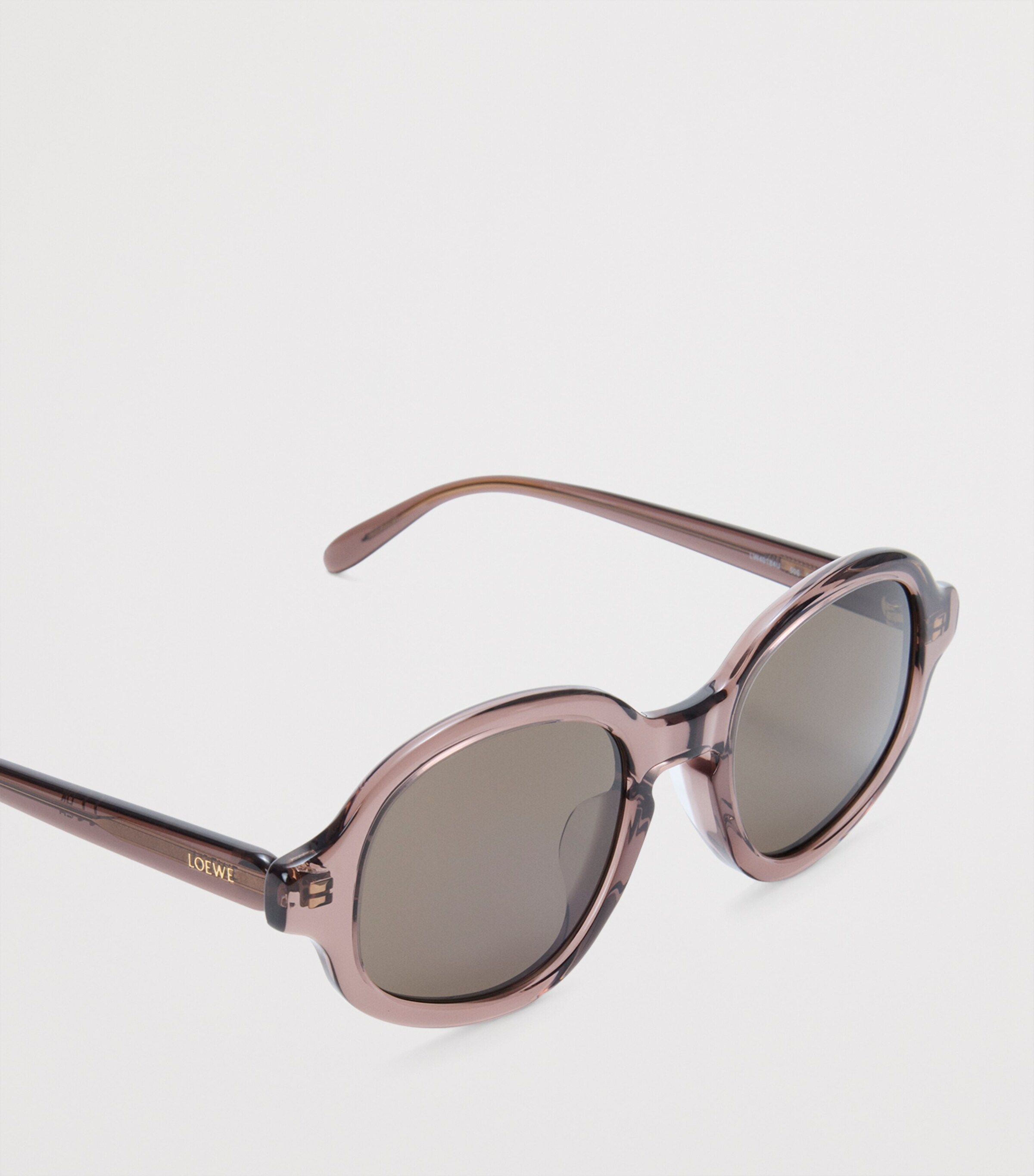 LOEWE Delta Slim Sunglasses Transparent Brown Image 4