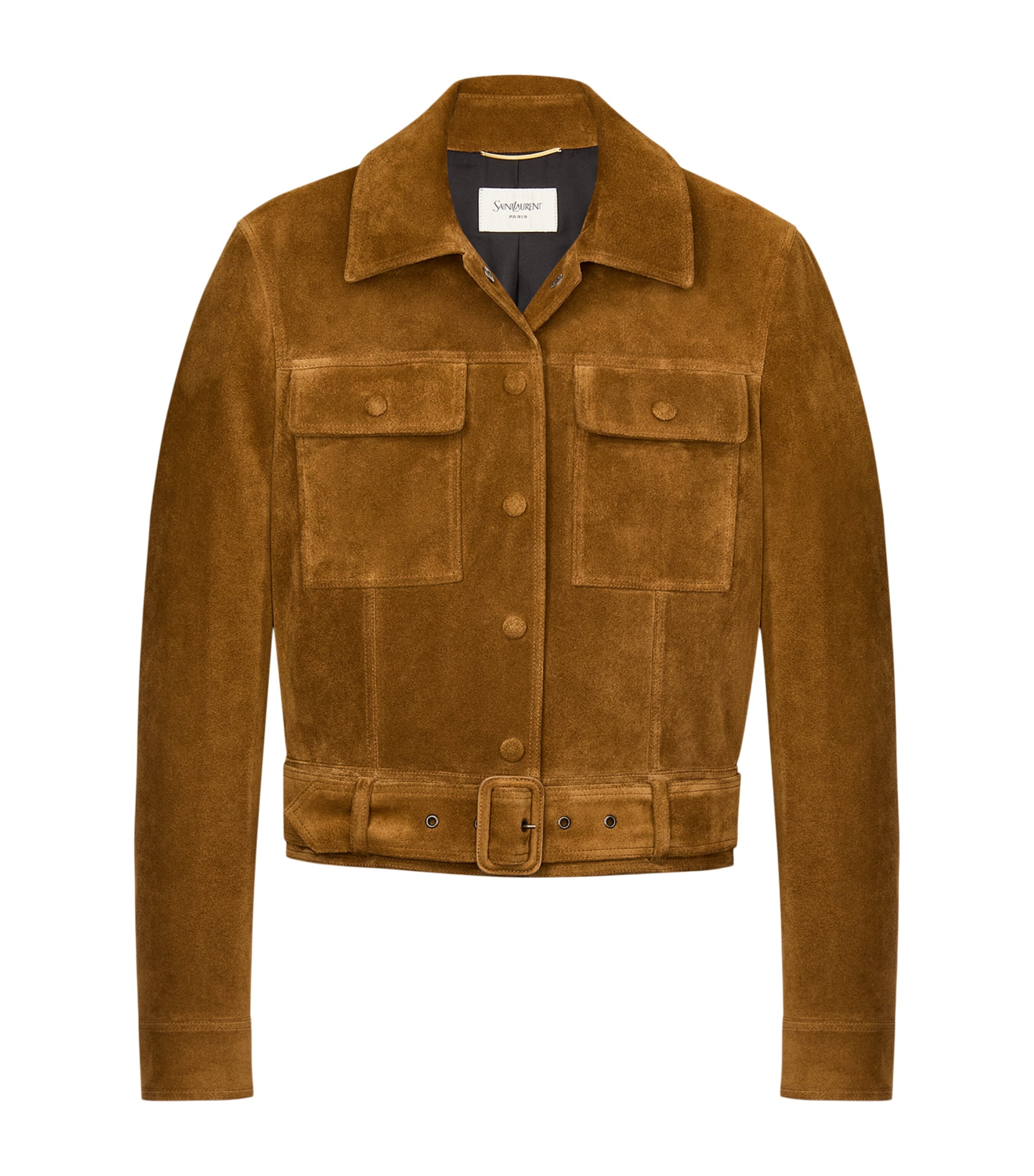 Leather Cropped Jacket 2104 Image 2