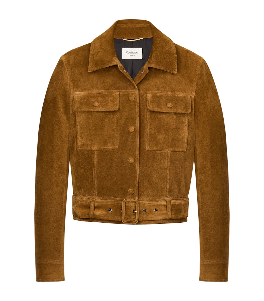 Leather Cropped Jacket 2104 Image 2