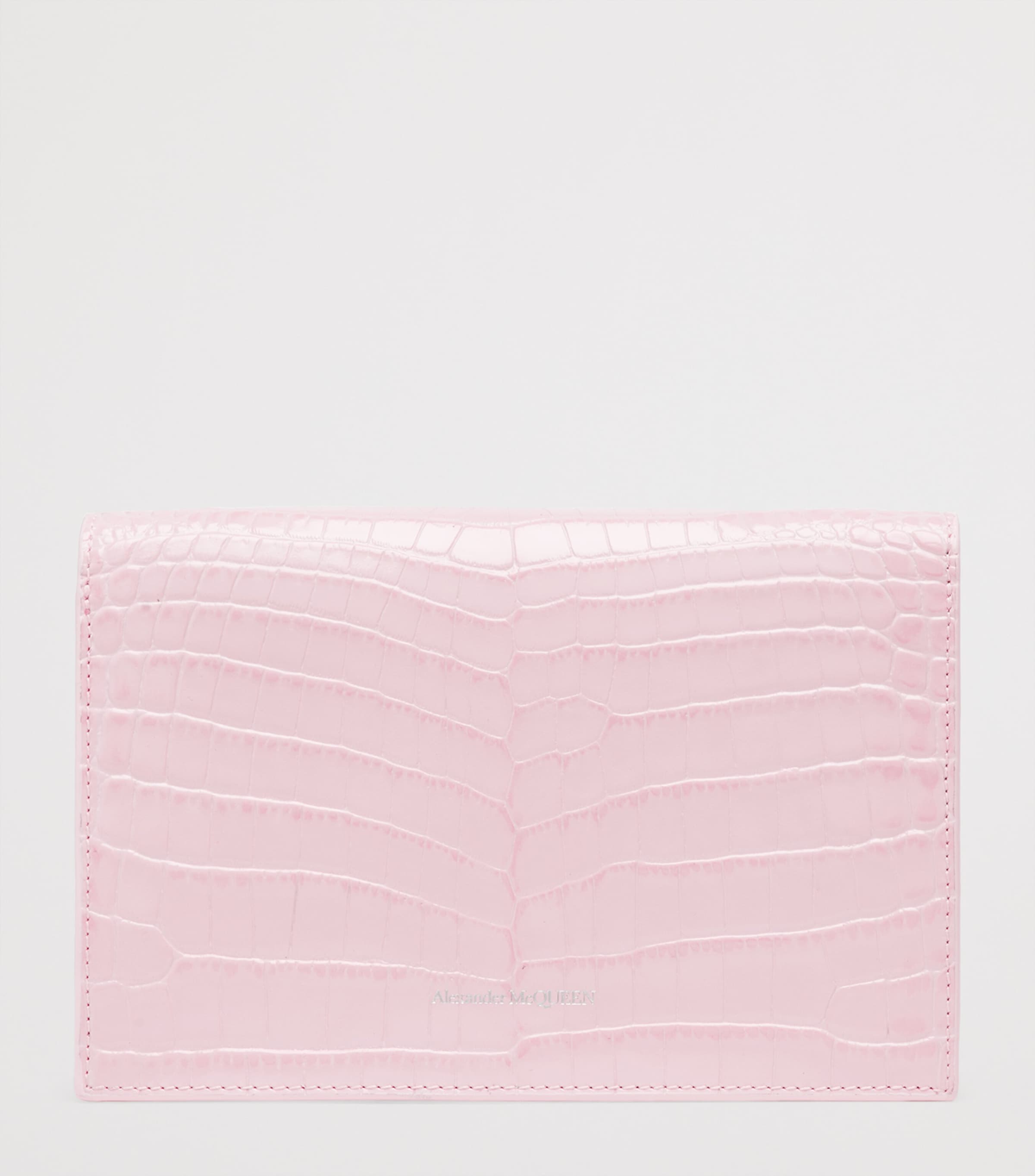 Small Croc-Embossed Skull Cross-Body Bag 5815 Image 2