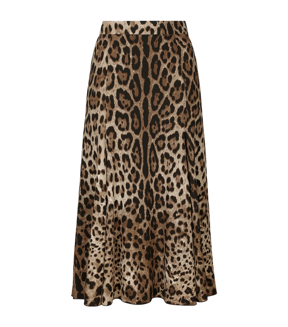 Leopard Print Midi Skirt HY13M-LEO N Image 1