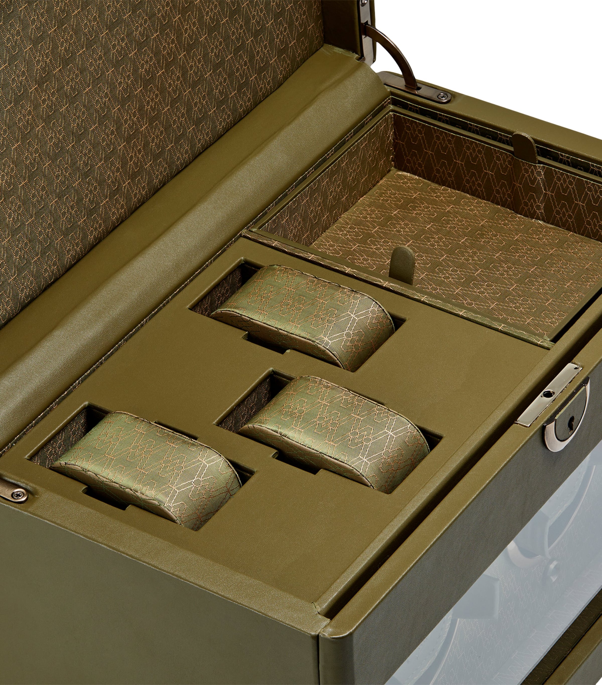 Earth Double Watch Winder OLIVE Image 6