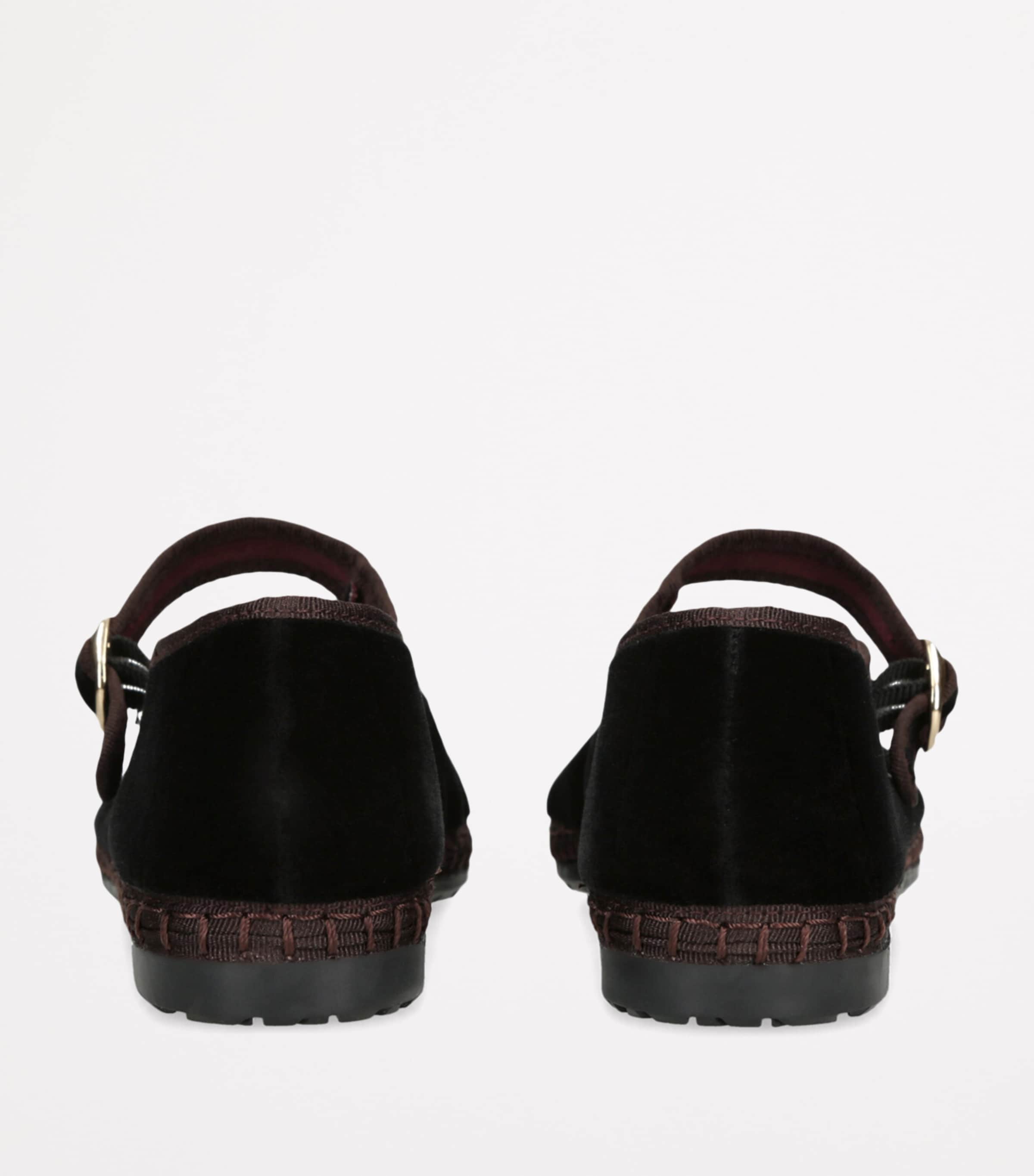 Flabelus Velvet Sethe Mary Janes Black Image 2