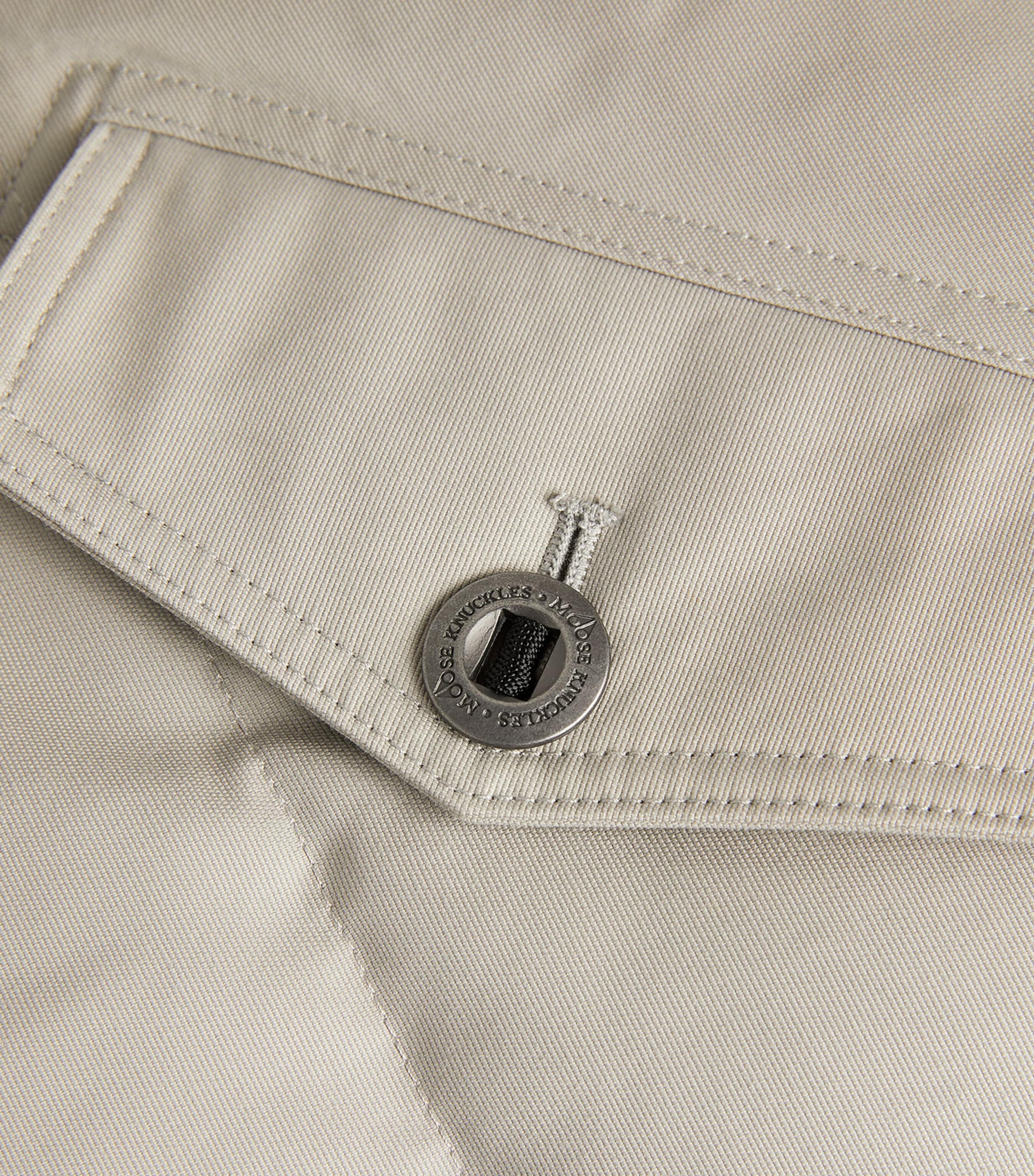 Shearling-Trim 3Q Jacket STRM GRY NAT SH-1004 Image 5