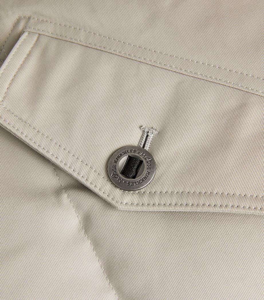 Shearling-Trim 3Q Jacket STRM GRY NAT SH-1004 Image 5