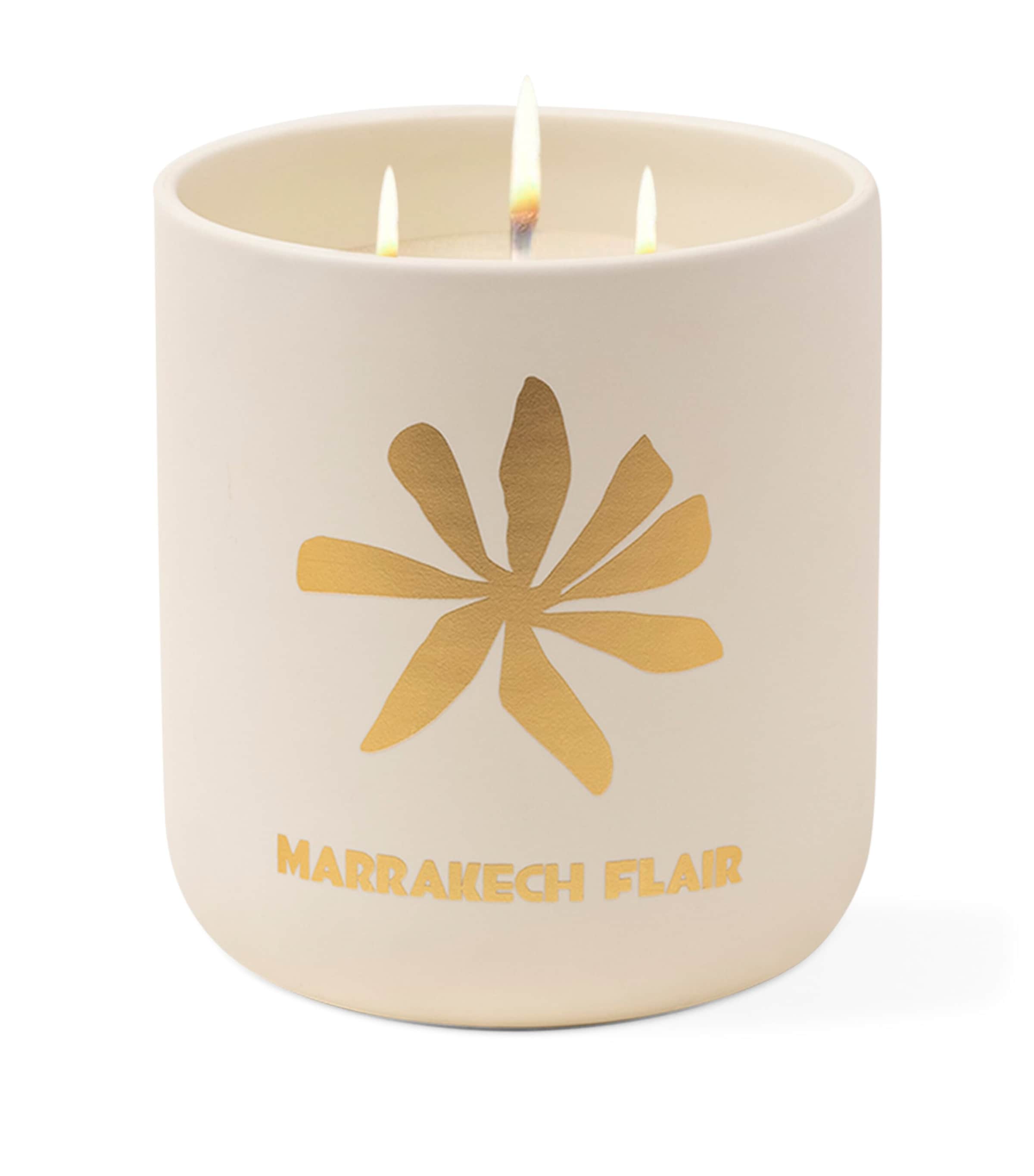 Marrakech Flair Travel From Home XL Scented Candle (1kg) WHITE Image 2