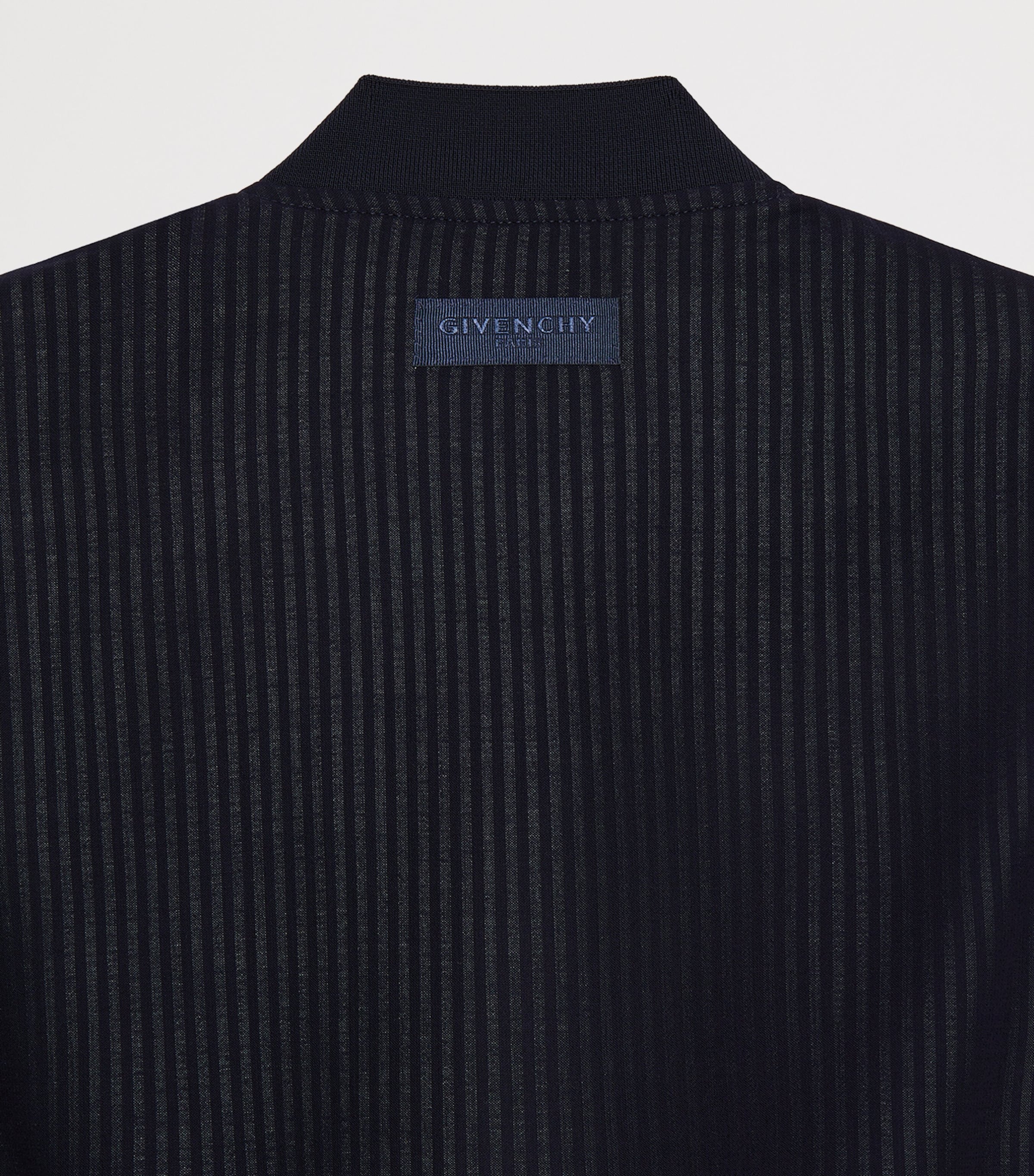 Givenchy Mens Wool-Blend Stripe Bomber Jacket Image 4