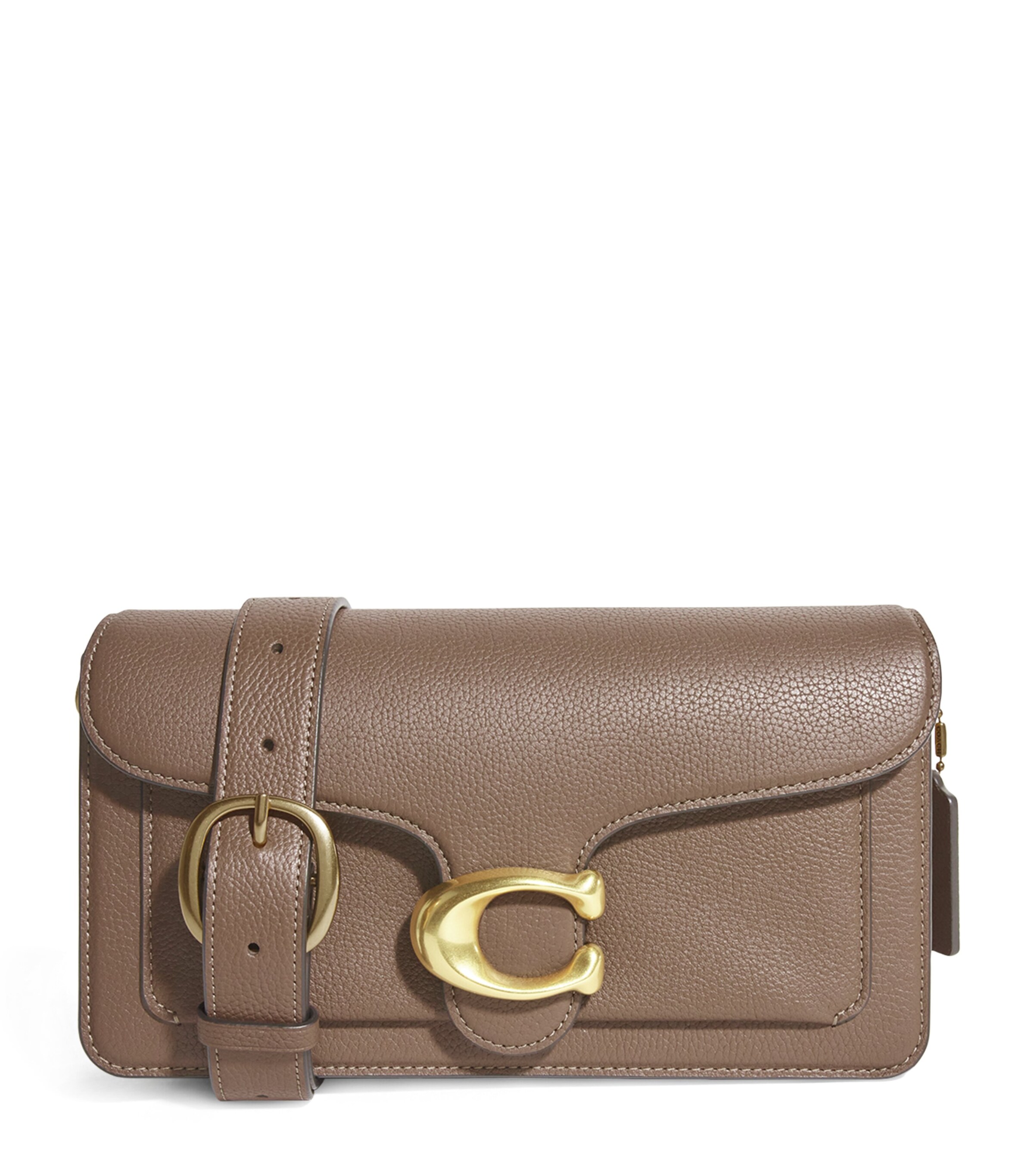 Coach Pebbled Leather Tabby 20 Shoulder Bag Stone Image 1