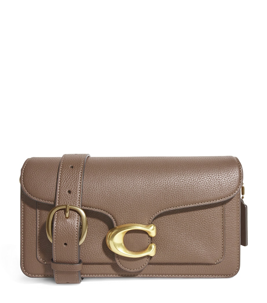 Coach Pebbled Leather Tabby 20 Shoulder Bag Stone Image 1