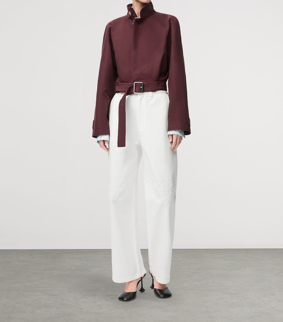 Wide-Leg Trousers WHITE Image 2