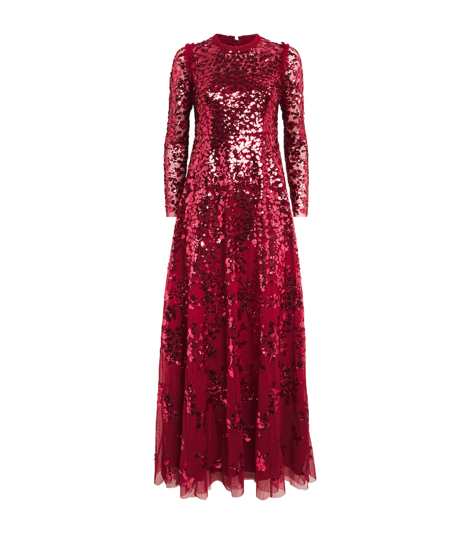 Embellished Rosanna Maxi Dress 77966618 RED Image 1