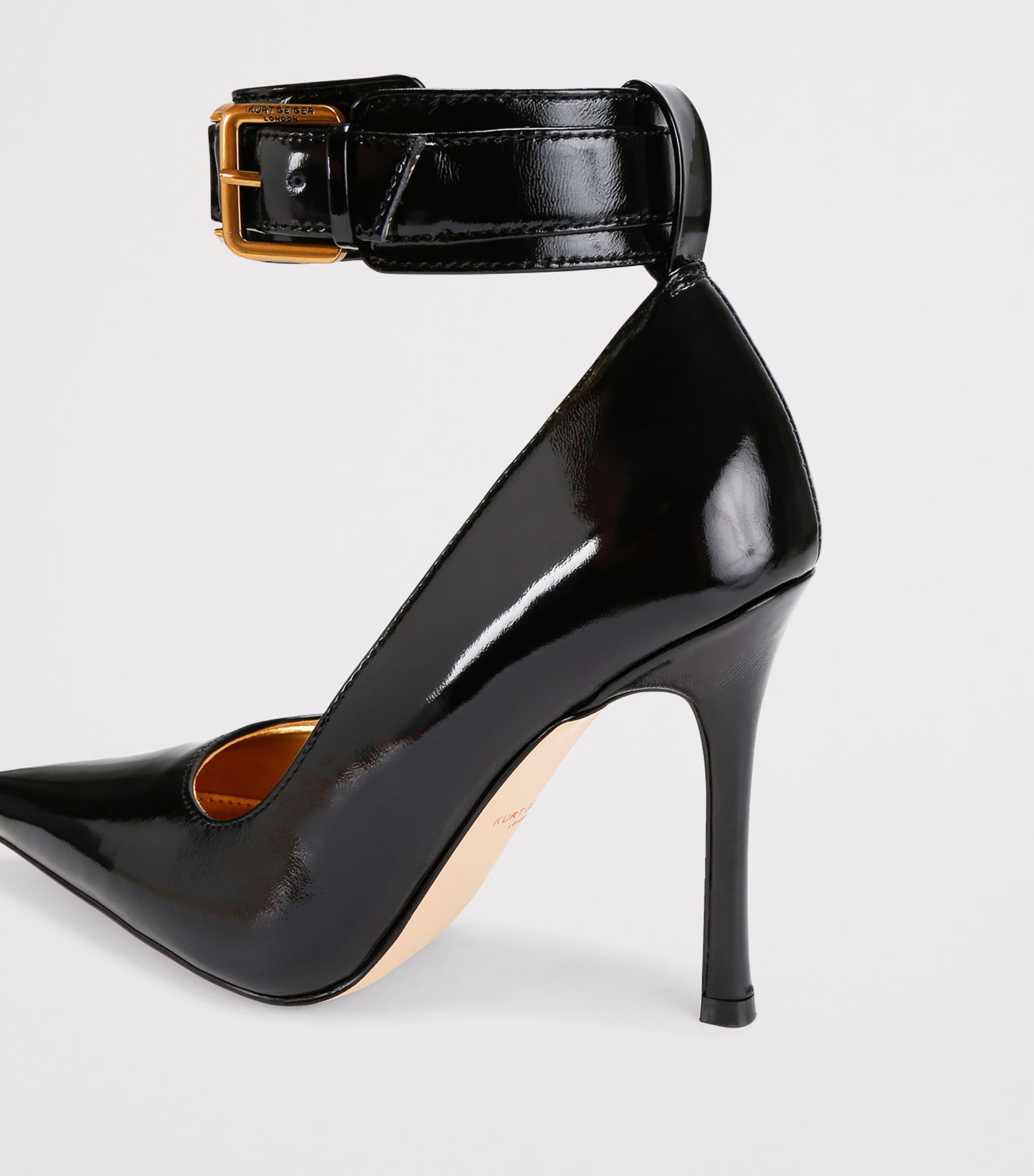 Patent Leather Mansion Pumps 105 BLACK Image 2