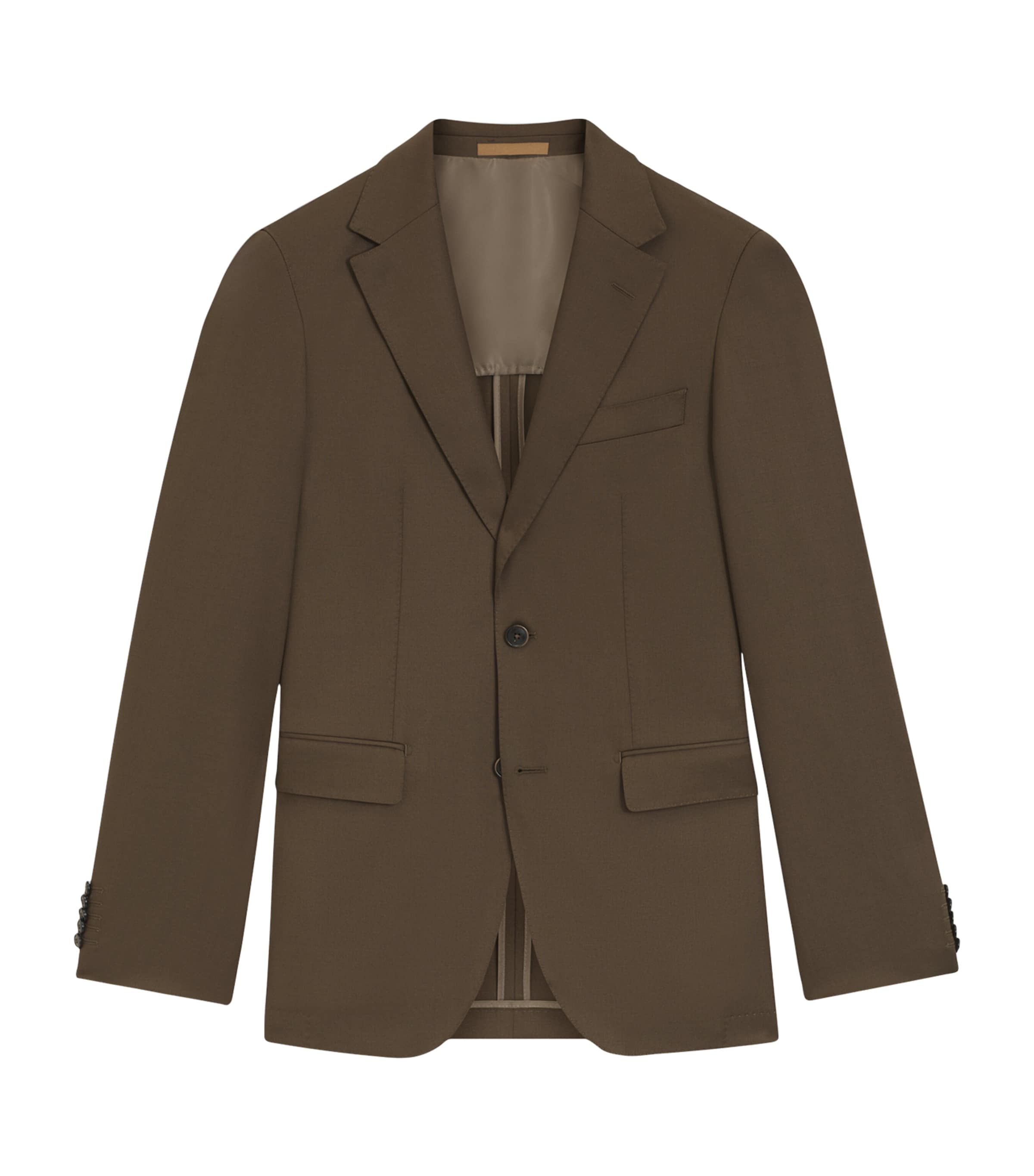 BOSS Mens Wool-Mohair Straight Fit Blazer Image 1