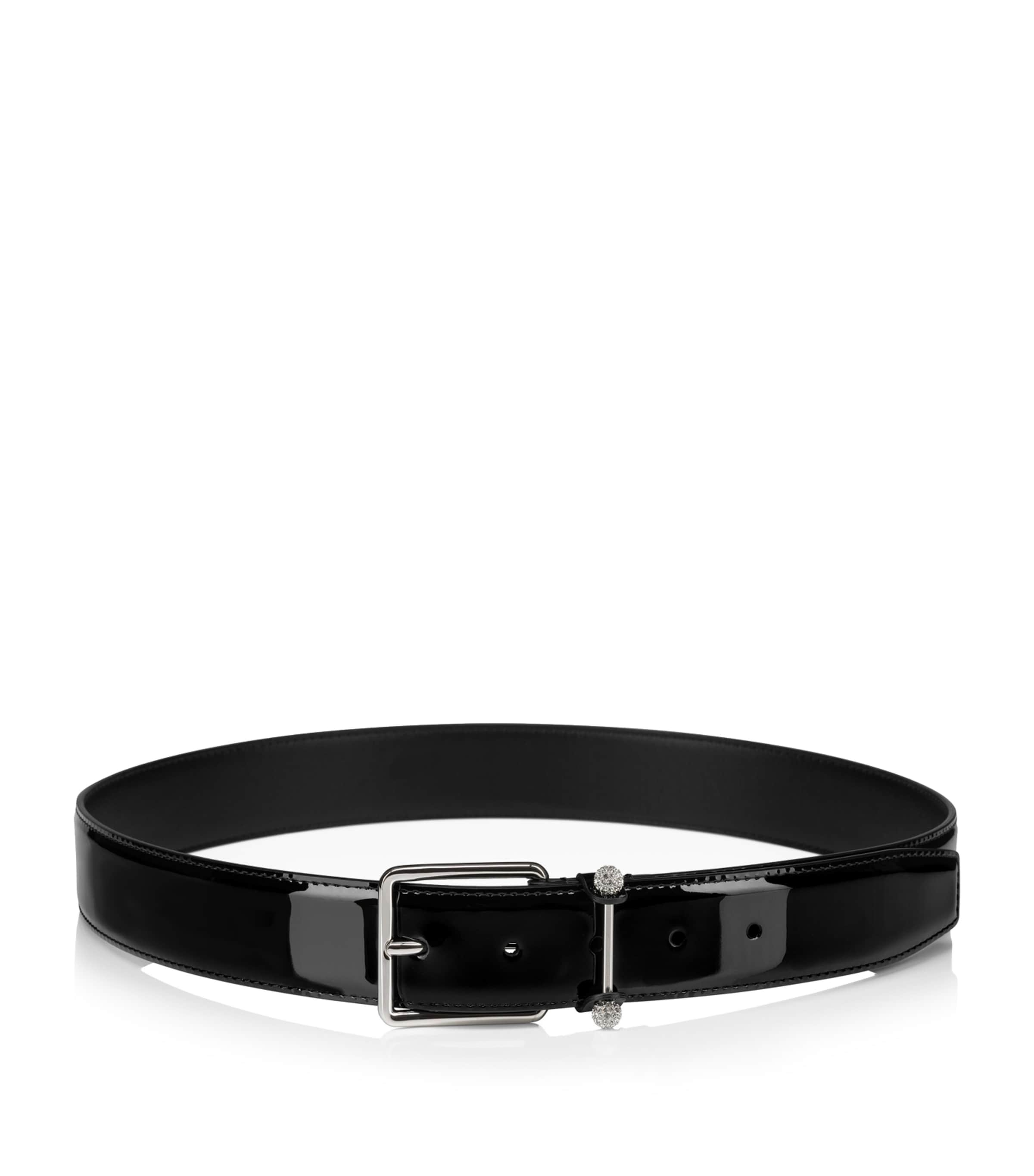 Christian Louboutin Chambeliss Leather Belt In Red