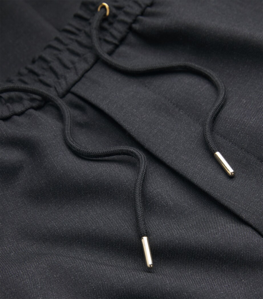 Wool Drawstring Trousers 76_SLATE Image 5