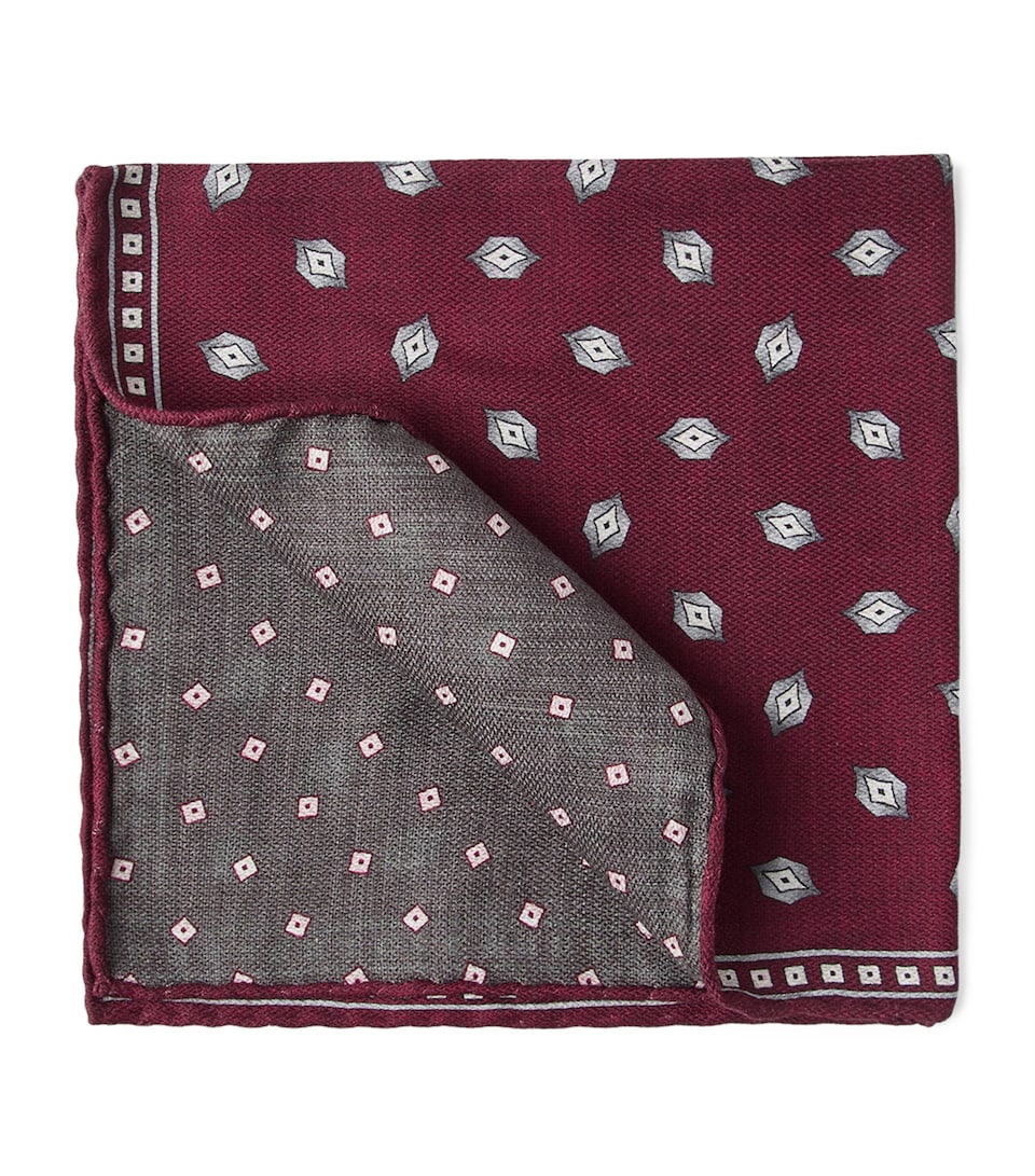 Silk Diamond Pocket Square