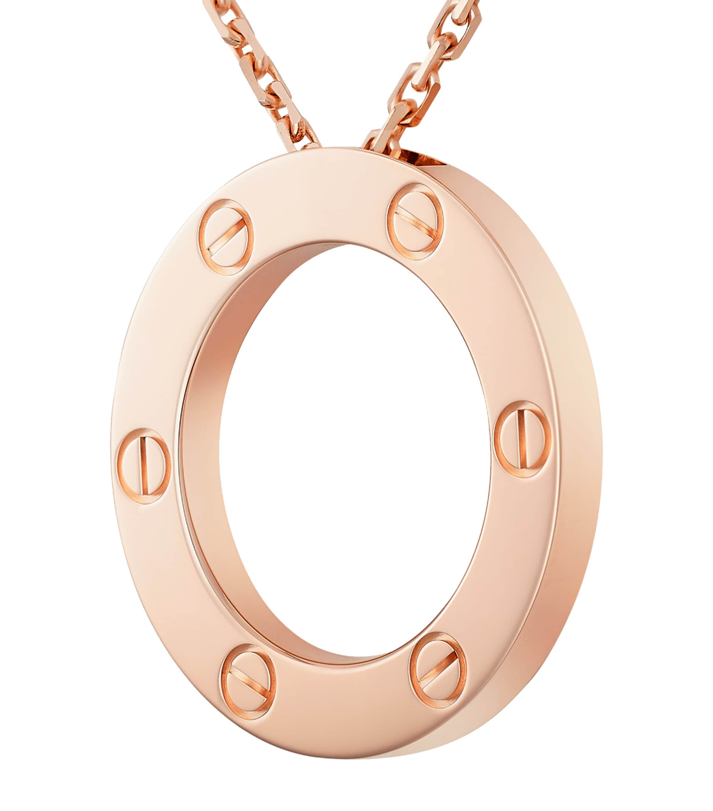 Rose Gold LOVE Necklace ROSE GOLD Image 10