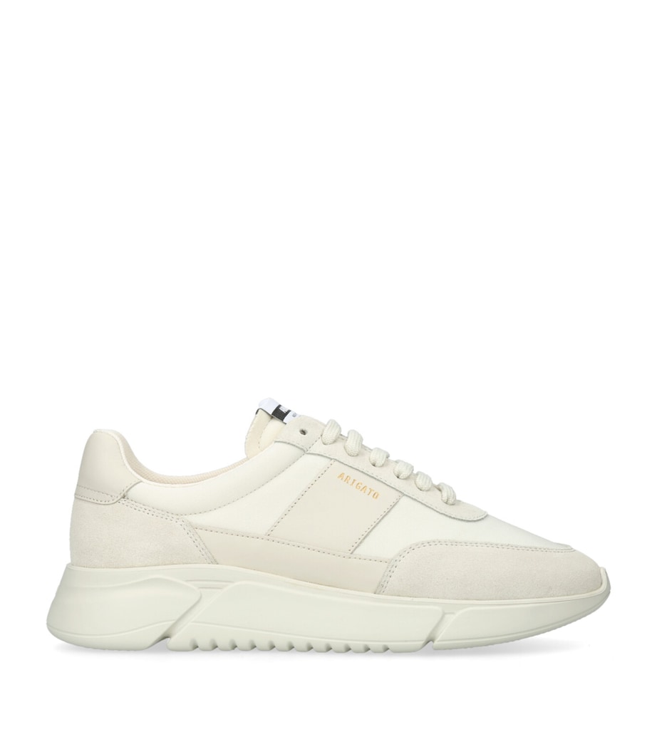 Axel Arigato Mens Genesis Vintage Runner Sneakers Cream Image 1