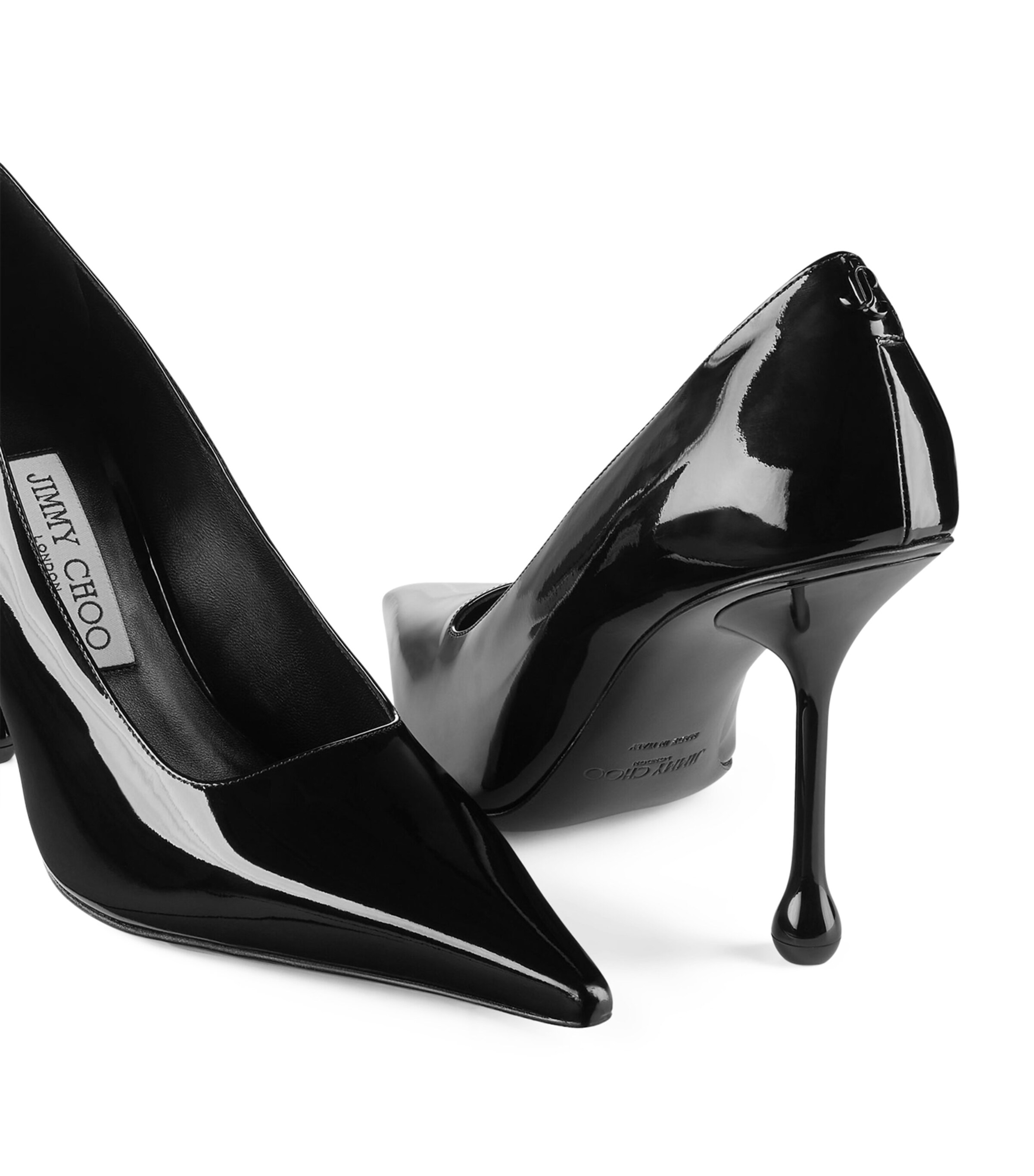 Jimmy Choo Ixia 95 Patent Leather Pumps Black Image 6