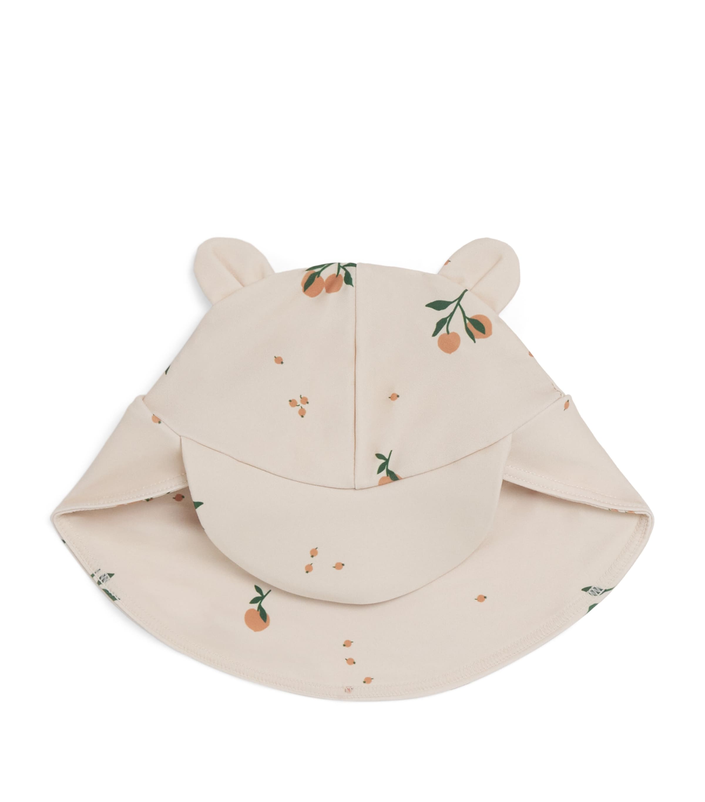 Liewood Printed Senia Swim Hat (0-3 Months) Peach/sea Shell Image 1