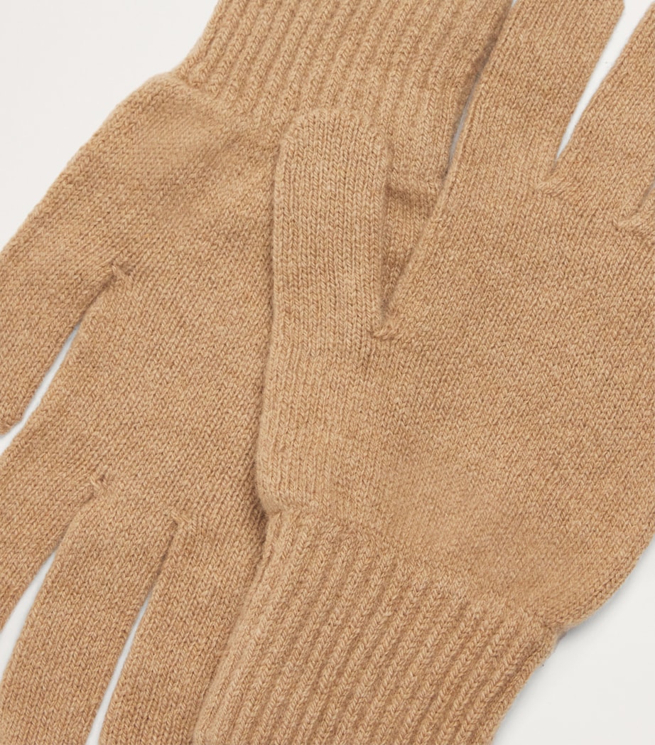 Cashmere Gloves BREV BROWN24 MELANGE Image 2