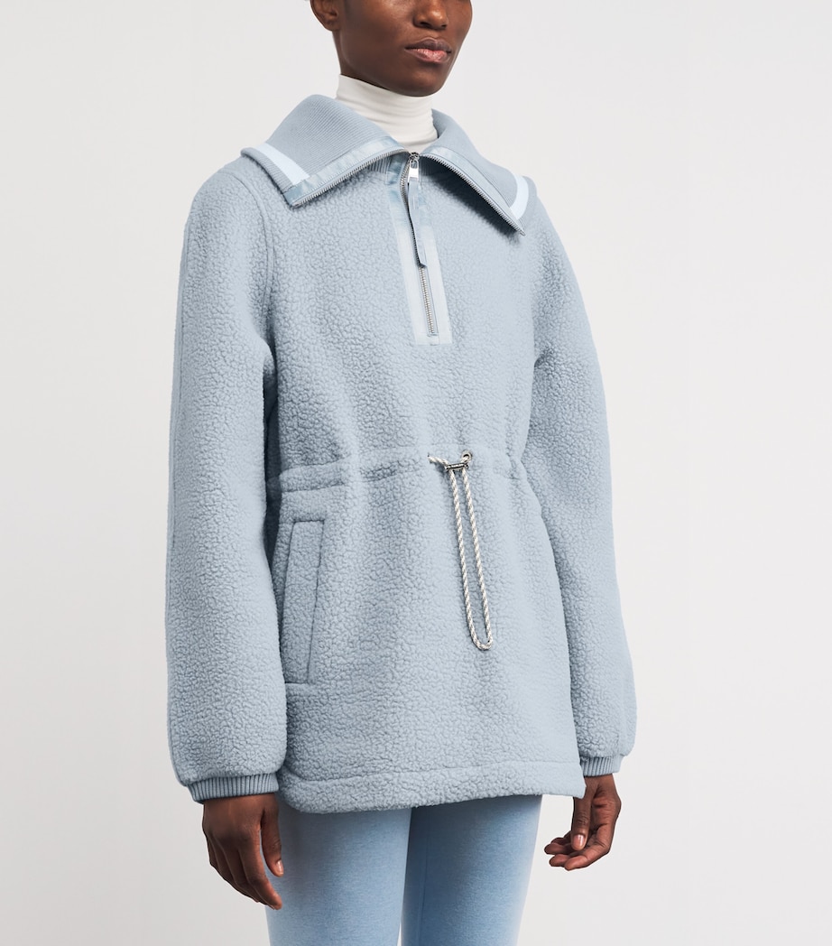 Borg Fleece Ashby Sweatshirt ASHLEY BLUE Image 3