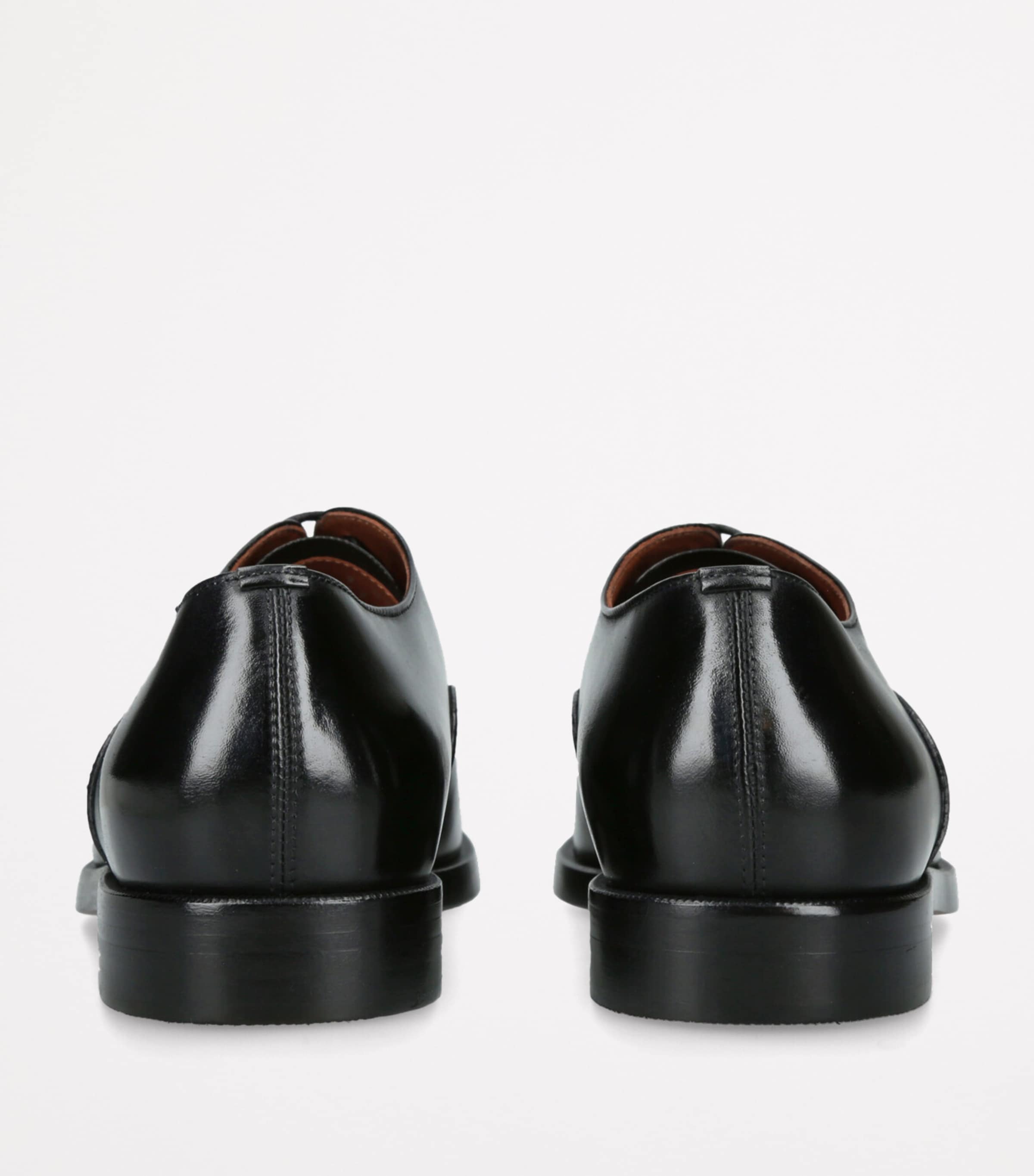 Leather Torino Oxford Shoes BLACK Image 2