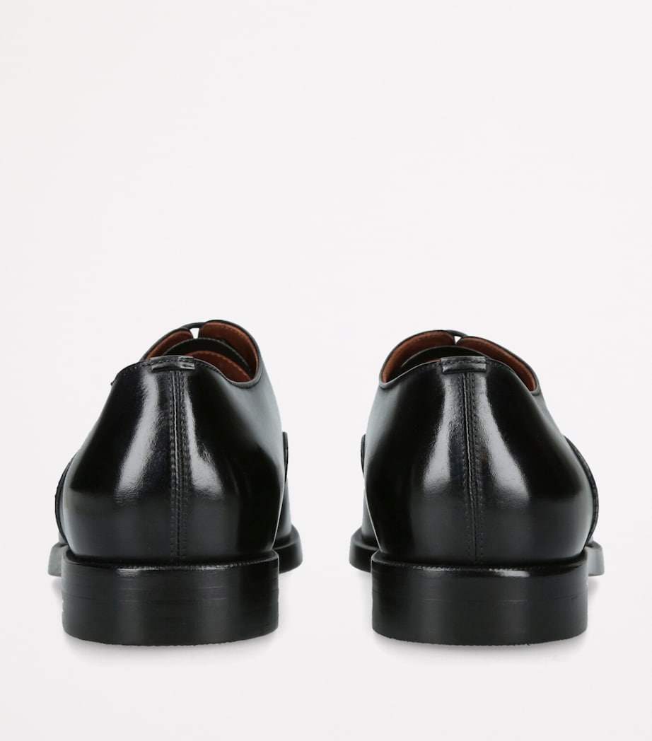 Leather Torino Oxford Shoes BLACK Image 2