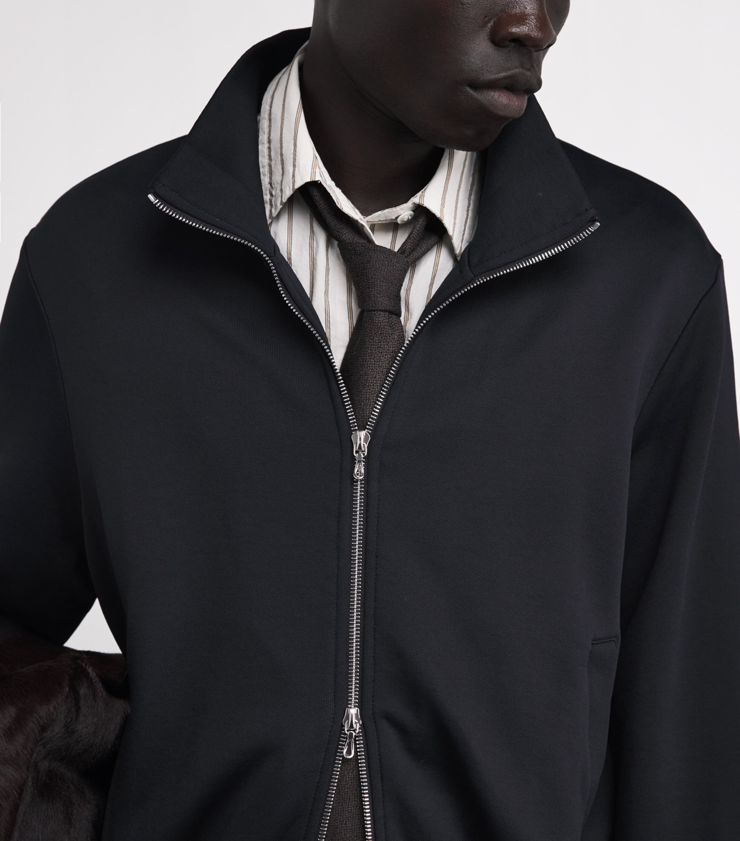 Jersey Mob Bomber Jacket PRIME BLACK Image 6