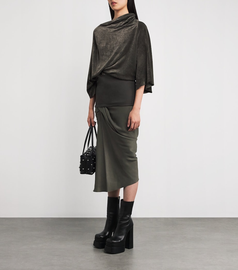 Bosco Draped Midi Skirt 25 BOSCO Image 2