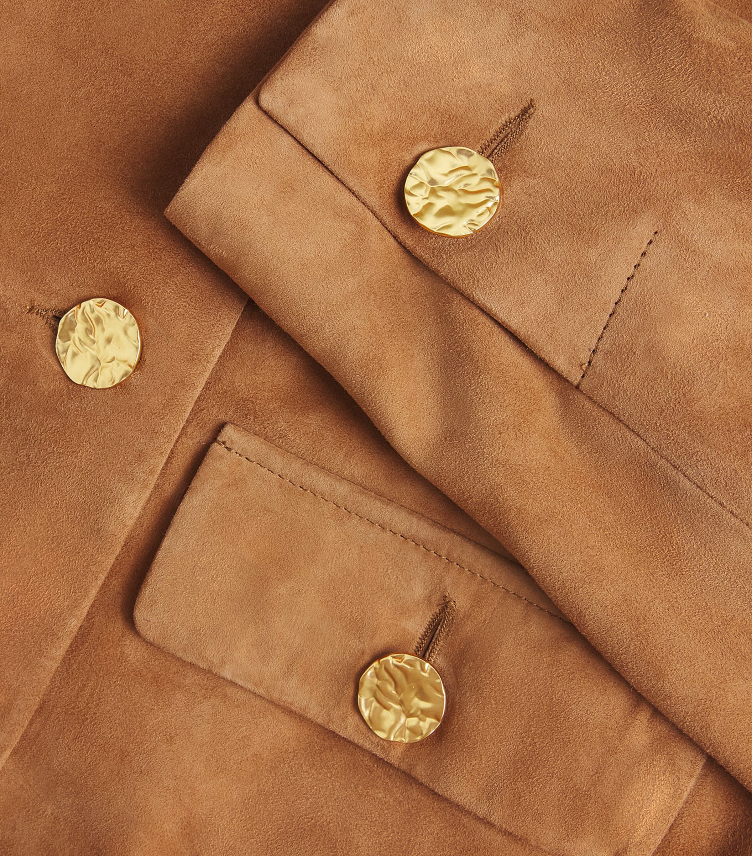 Suede Gaya Jacket WHISKEY Image 5