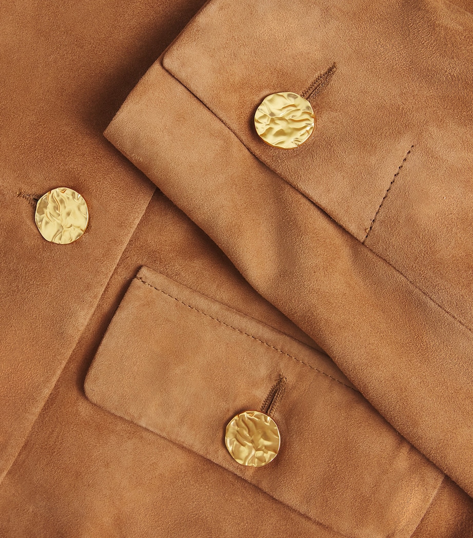 Suede Gaya Jacket WHISKEY Image 5