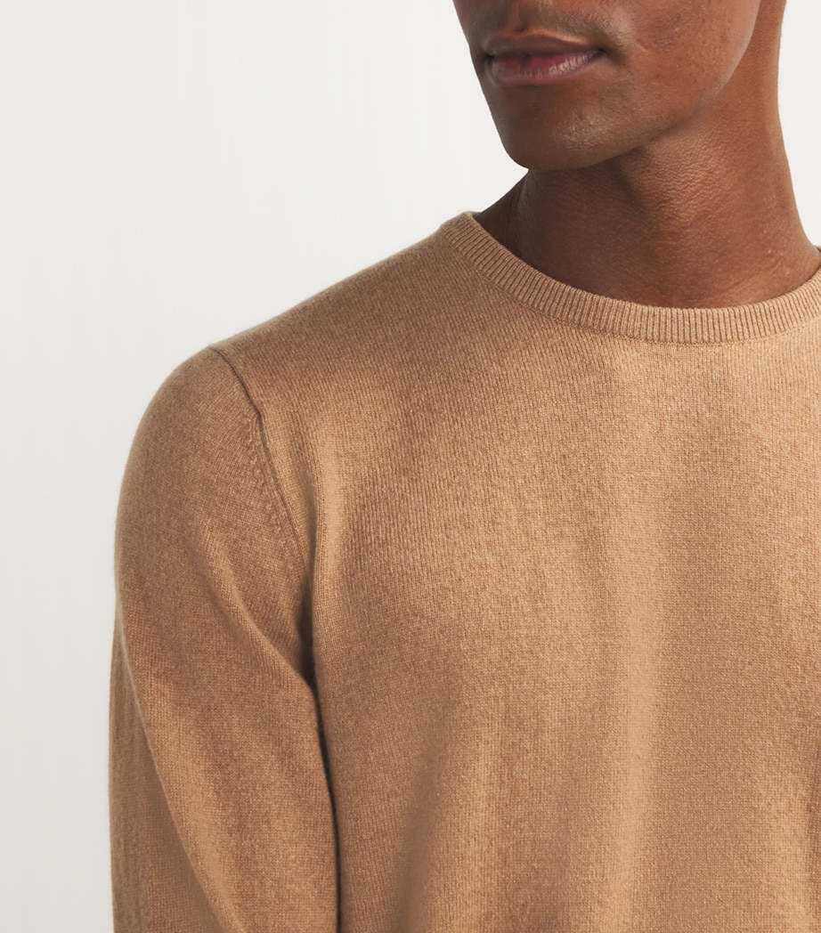 Harrods Mens Cashmere Crew-Neck Sweater Llama Image 6