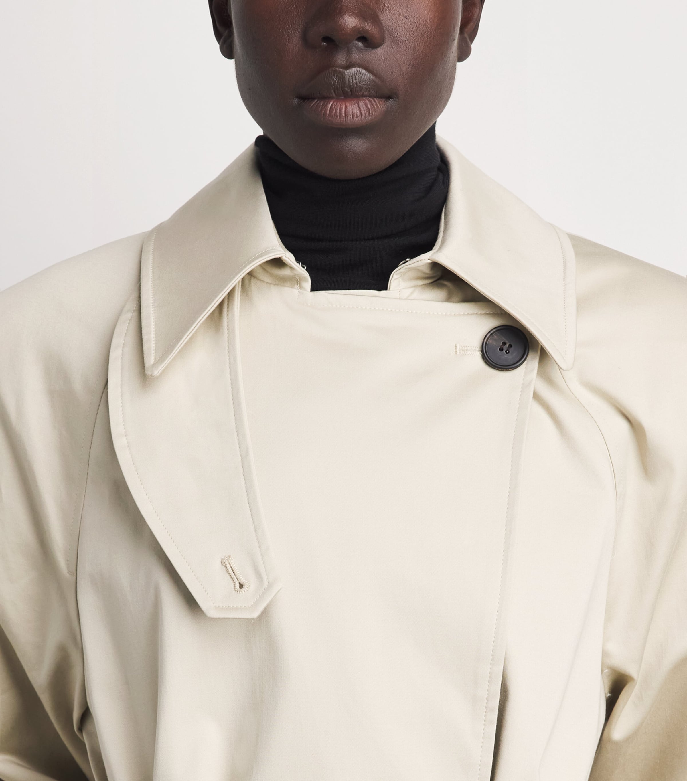 CAMILLA AND MARC Womens Calen Trench Coat Stone Image 3