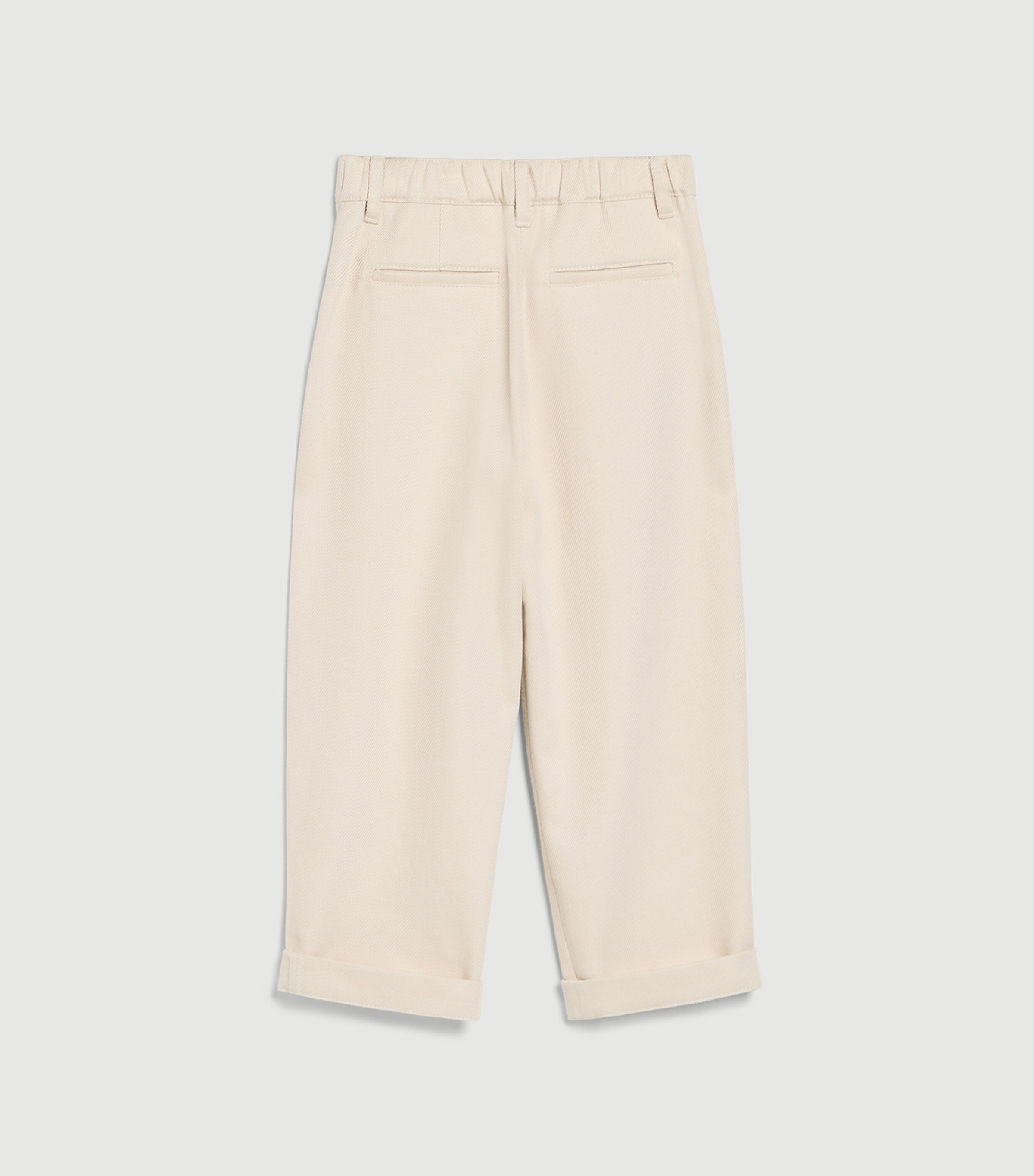 Brunello Cucinelli Kids Cotton-Wool Monili Trousers (4-6 Years) — photo 2
