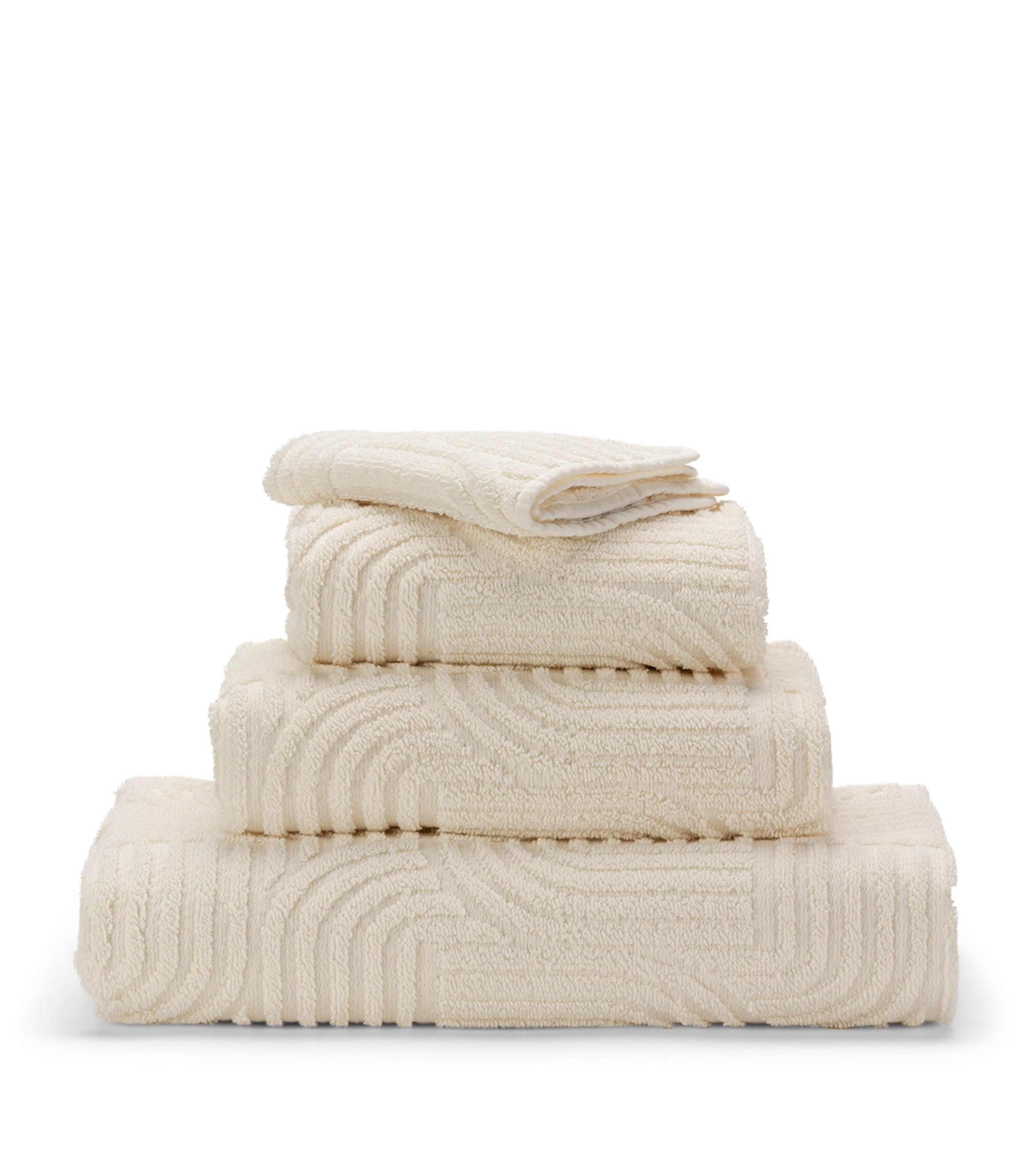 Abyss & Habidecor Egyptian Cotton Olly Hand Towel In Ivory
