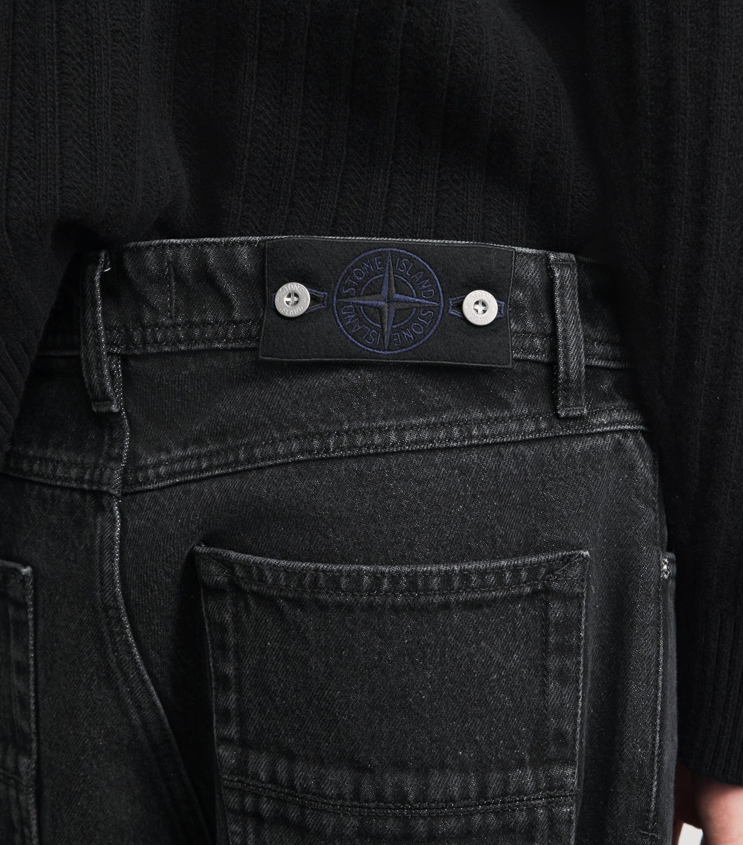 Stone Island Mens Straight Jeans Image 3